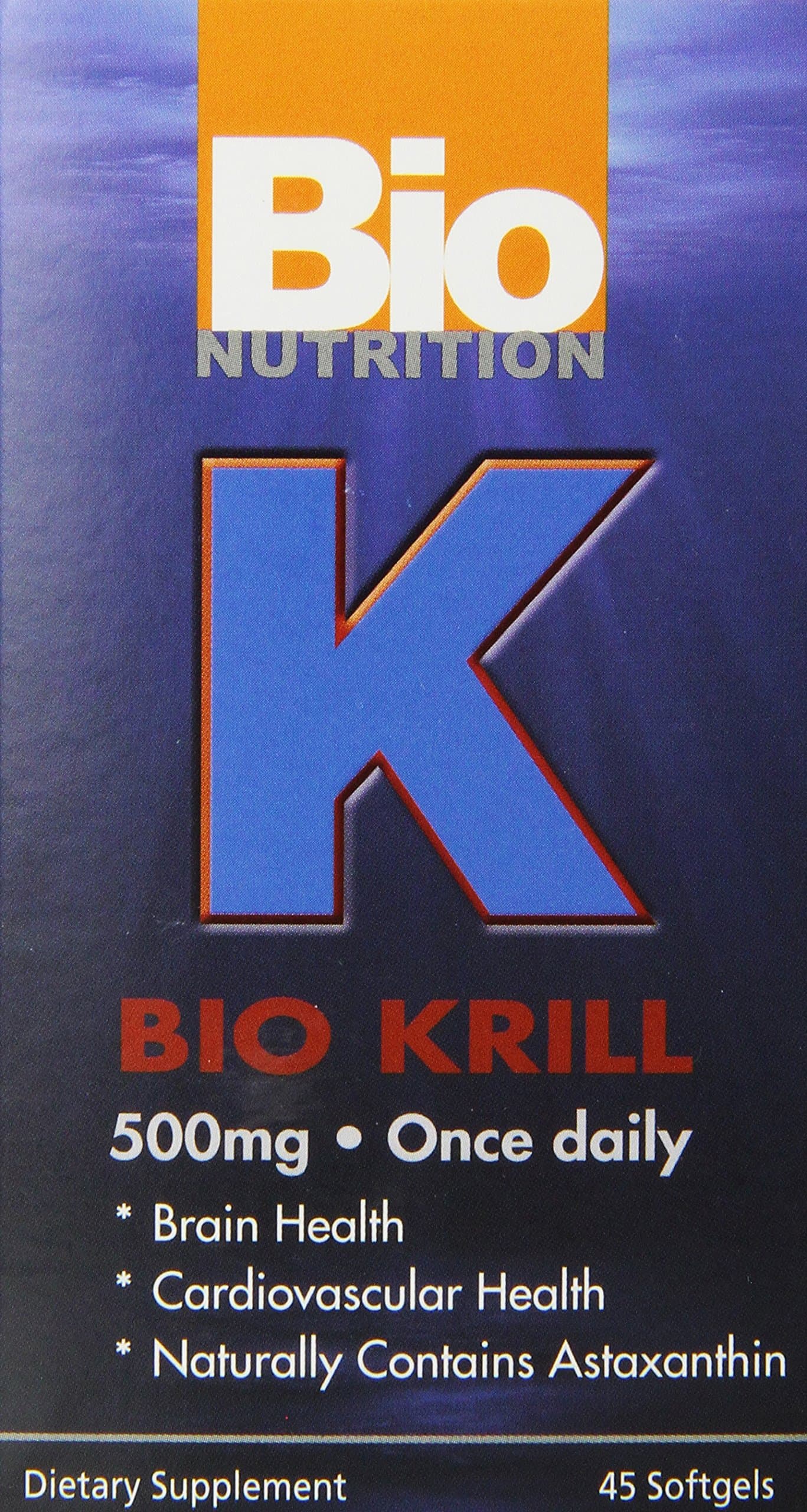 Bio Nutrition Bio Krill, 500mg, 45 Softgels
