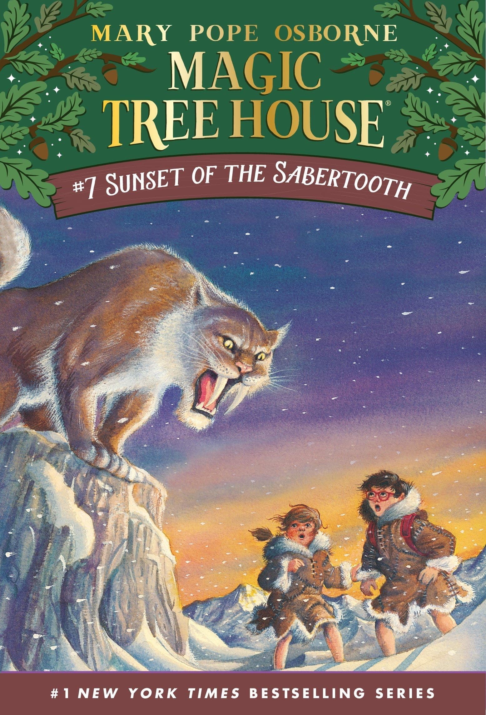 Sunset of the Sabertooth: 7 (Magic Tree House (R)): 07
