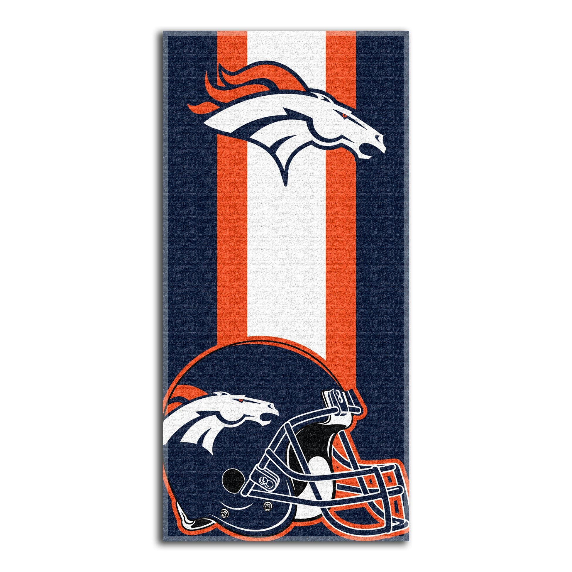 Northwest NFL Denver Broncos Unisex-Adult Beach Towel, 30" x 60", Zone Read Legacy