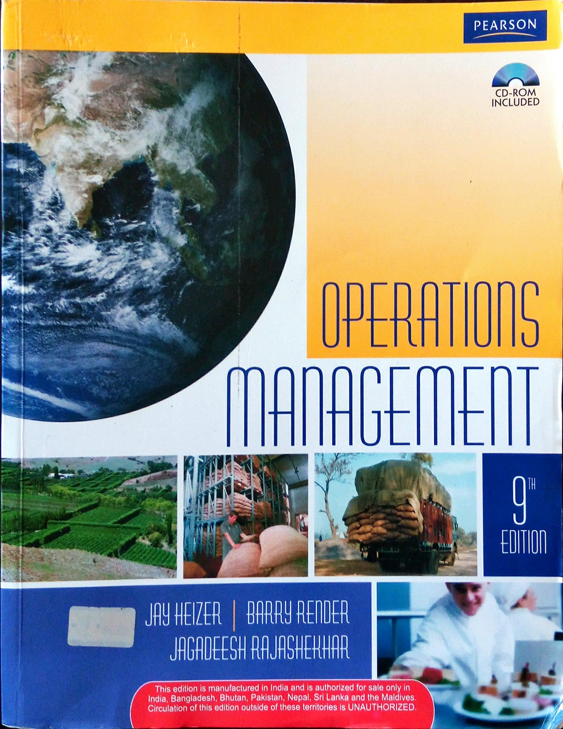 Operations Management, Barry Render,Jagadeesh Rajashekhar,Jay Heizer,