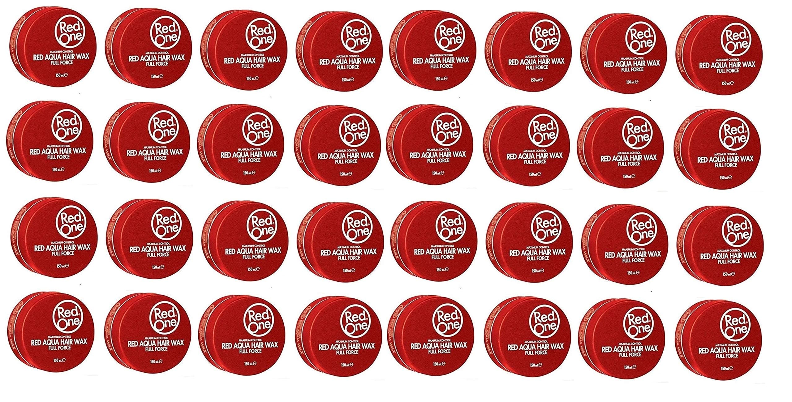 Red One Maximum Control Red Aqua Hair Wax Full Force 150ml (48 PCs Offer)