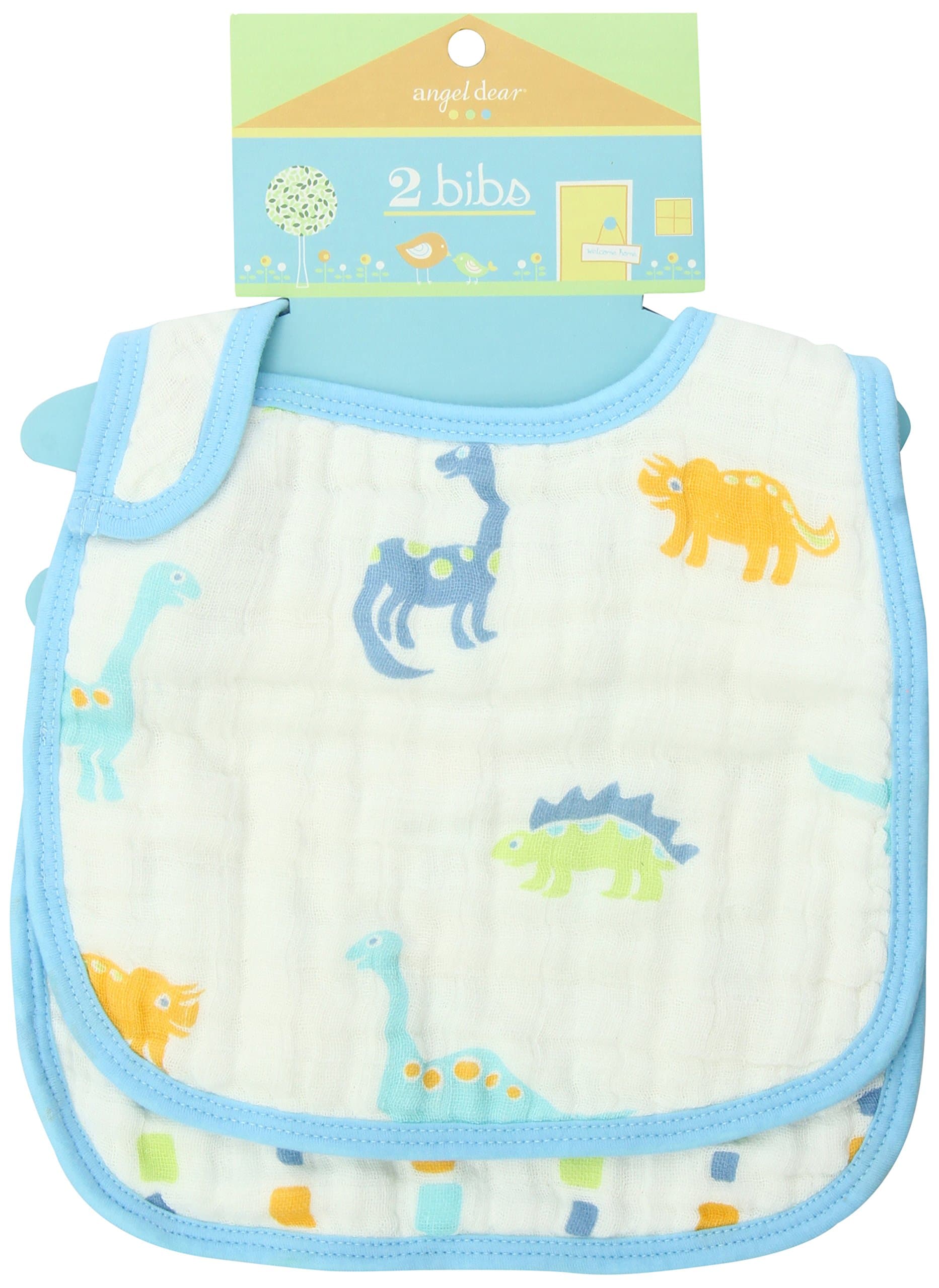 Angel Dear Muslin Bibs, Dinosaur