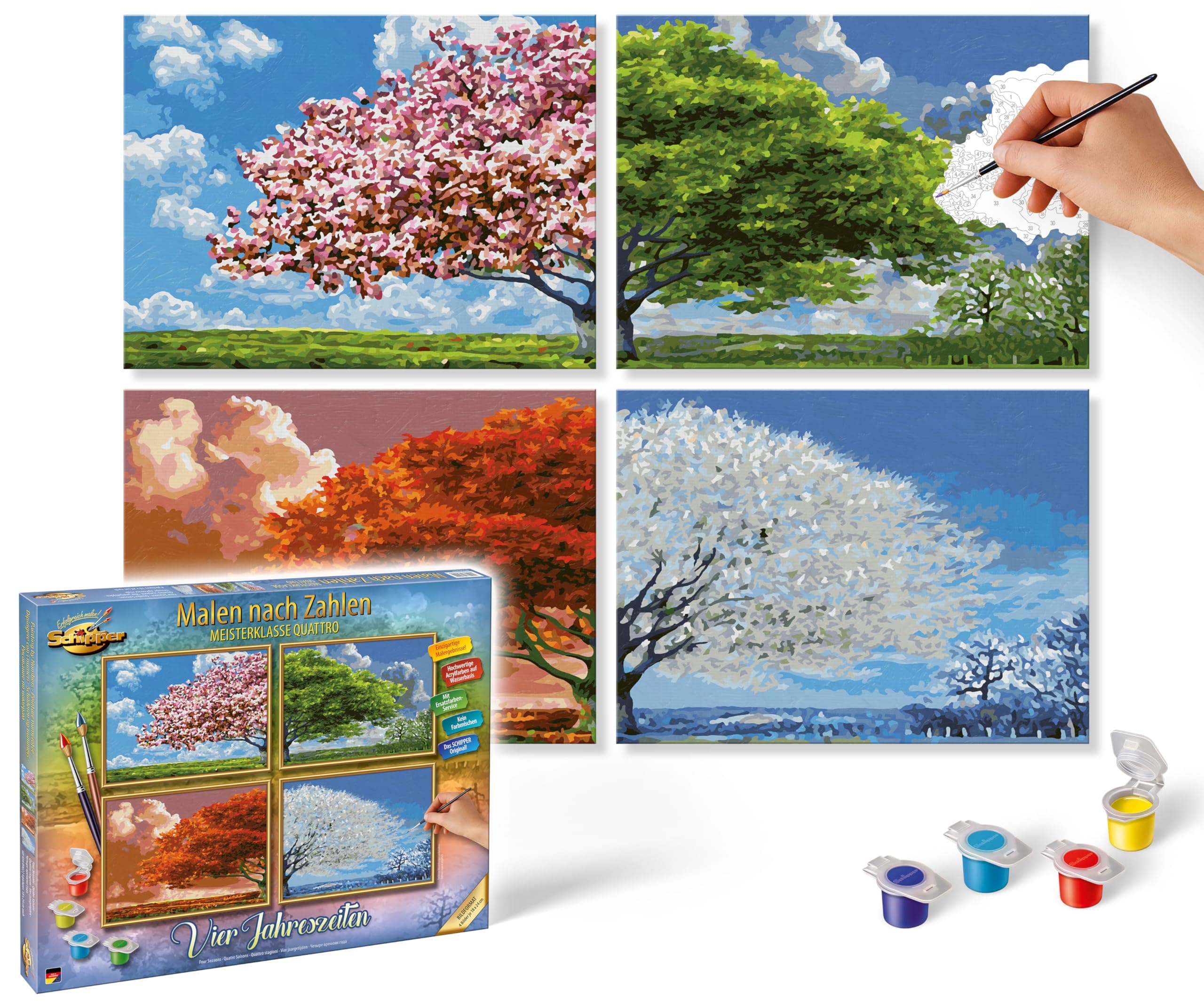 Four Seasons Paint by Number Kit