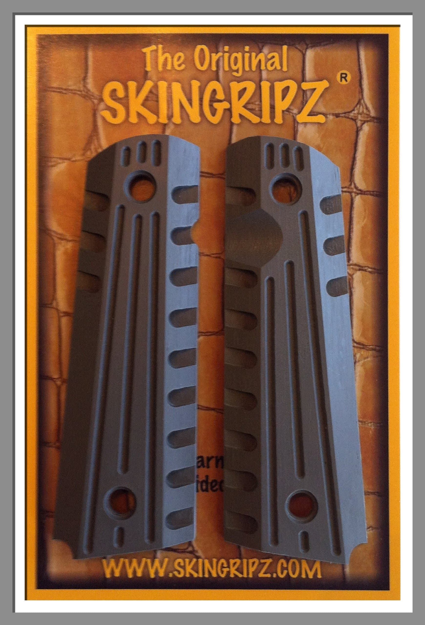 SkinGripz"TAC II" 1911 Grips (Full Size-Grey)