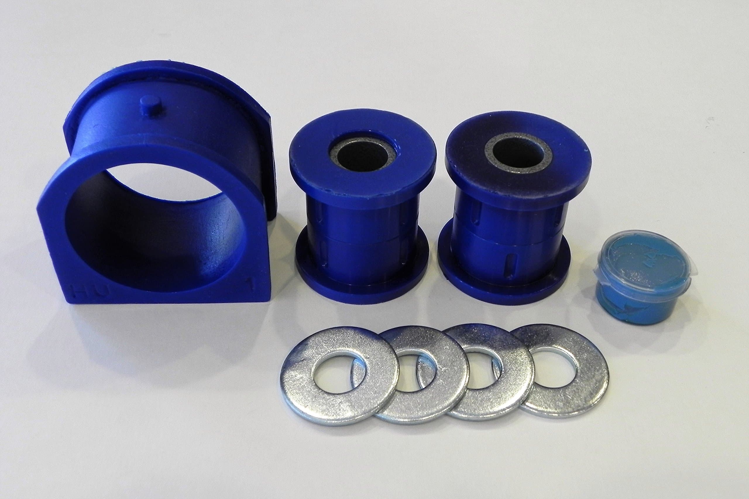 Compatible with Hummer H3 2006-10 Steering Rack Bushing Set Polyurethane New
