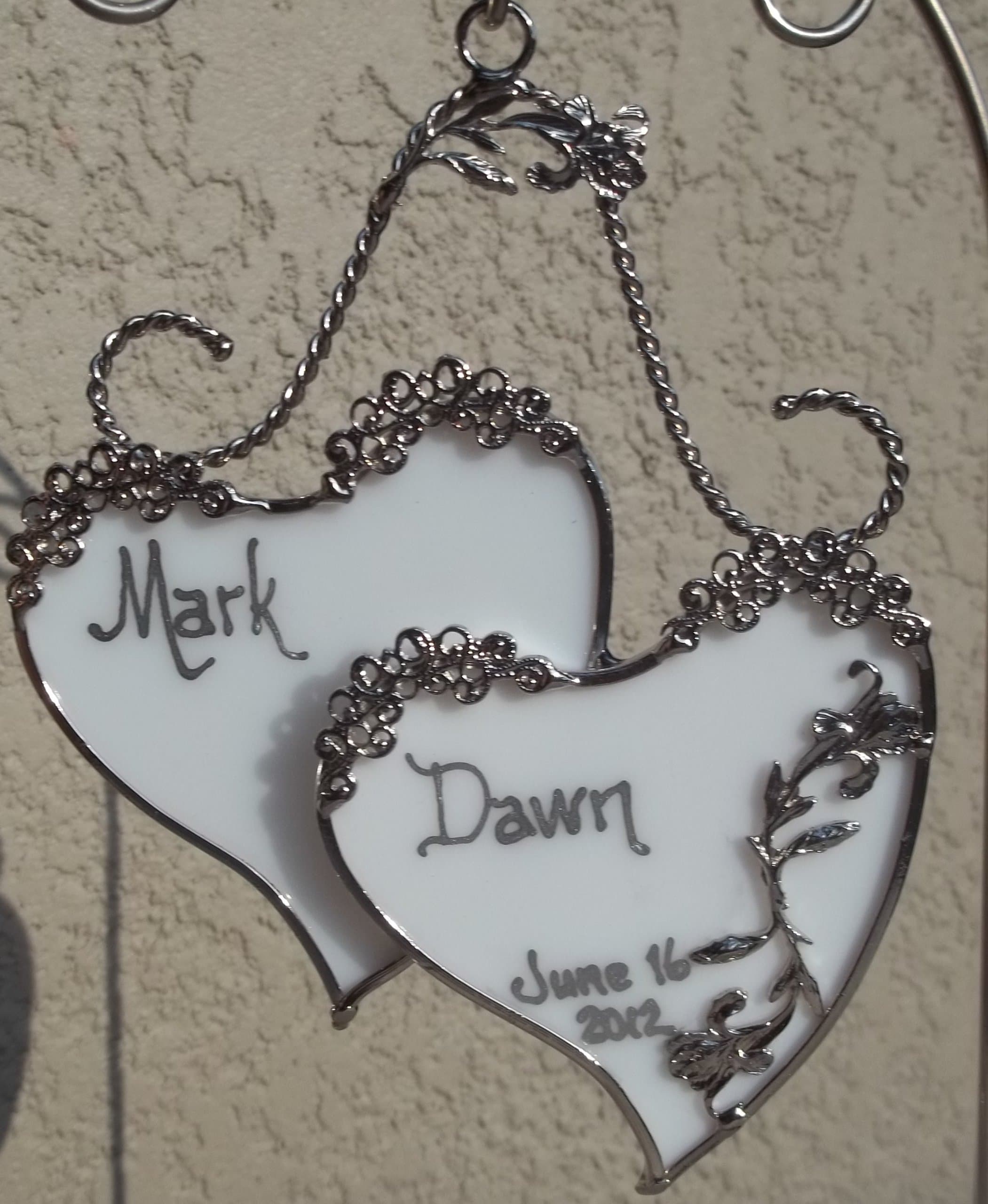 Personalized Sweet-Hearts Wedding Gift / Cake Topper