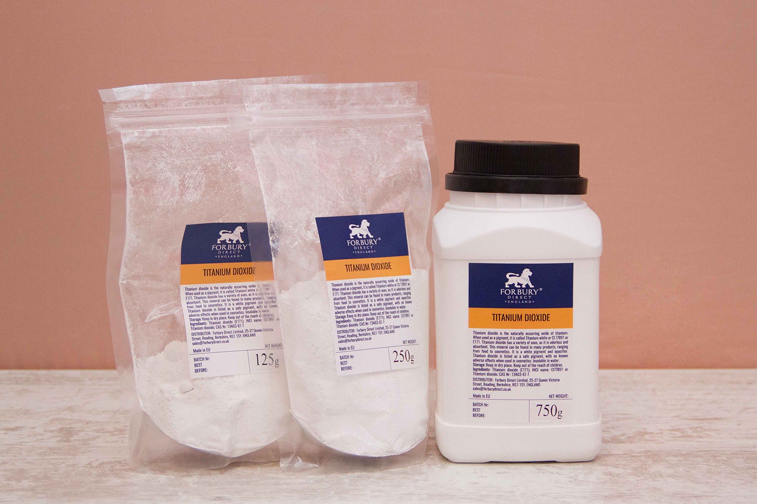 500g Titanium Dioxide, White Powder, E171, Ci 77 New