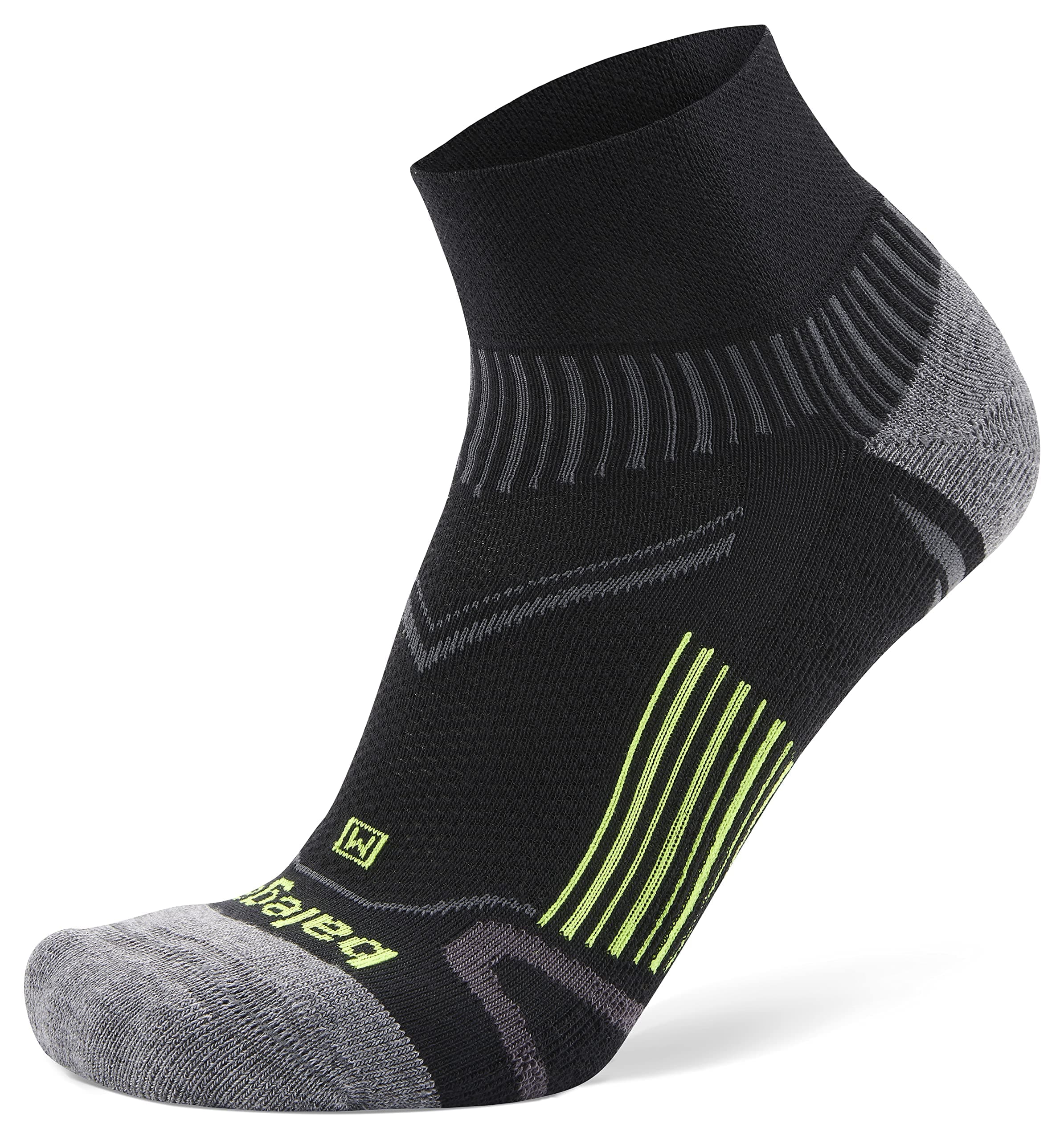 Enduro Arch Support Performance Quarter Athletic Running Socks for Men and Women (1 Pair)