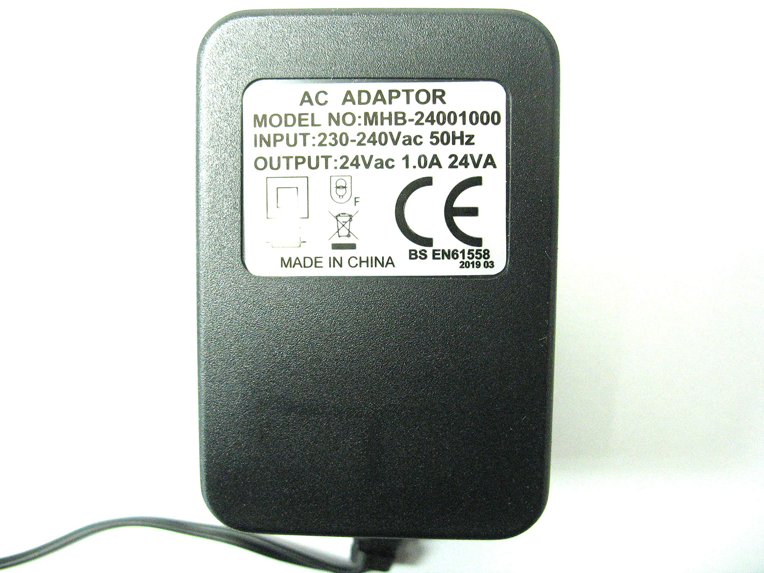 1000ma(1a) 24v(24 volt) 24VA AC/AC (AC Output) Power Adaptor/Supply/Transformer
