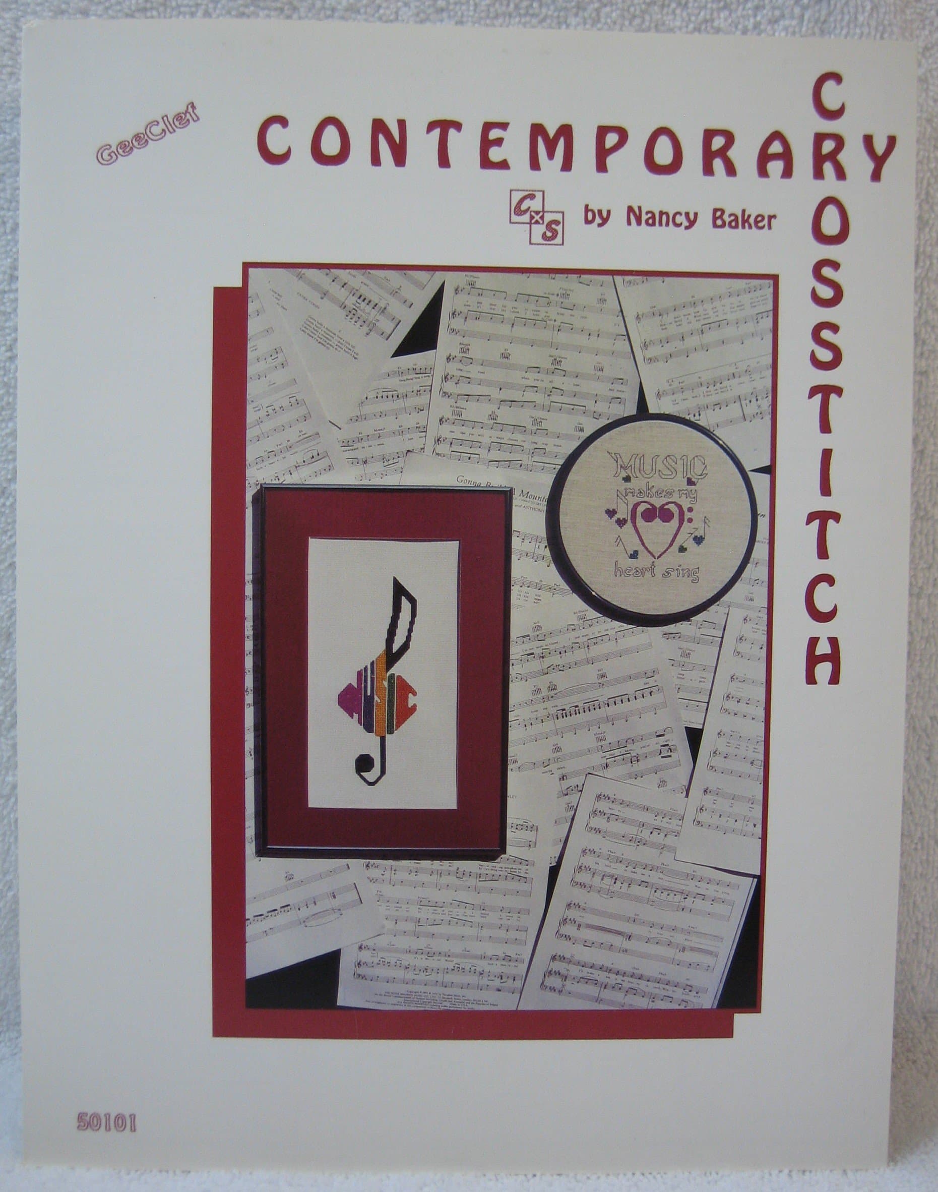 Contemporary Crosstitch Pattern - Gee! Clef