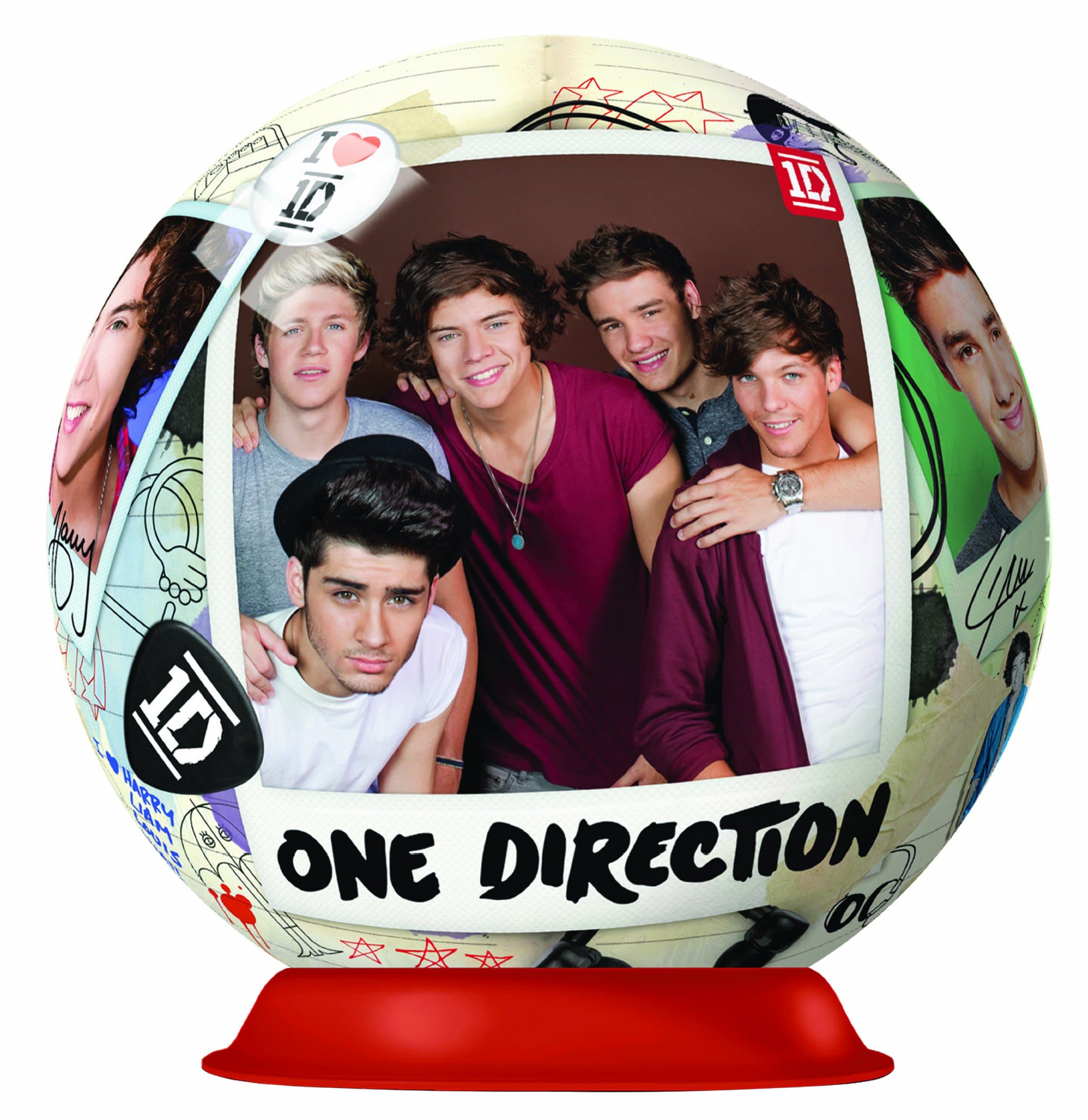 One Direction 72 Piece Brands Puzzle Ball