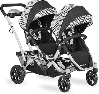 Dream On Me Track Tandem Double Umbrella Stroller