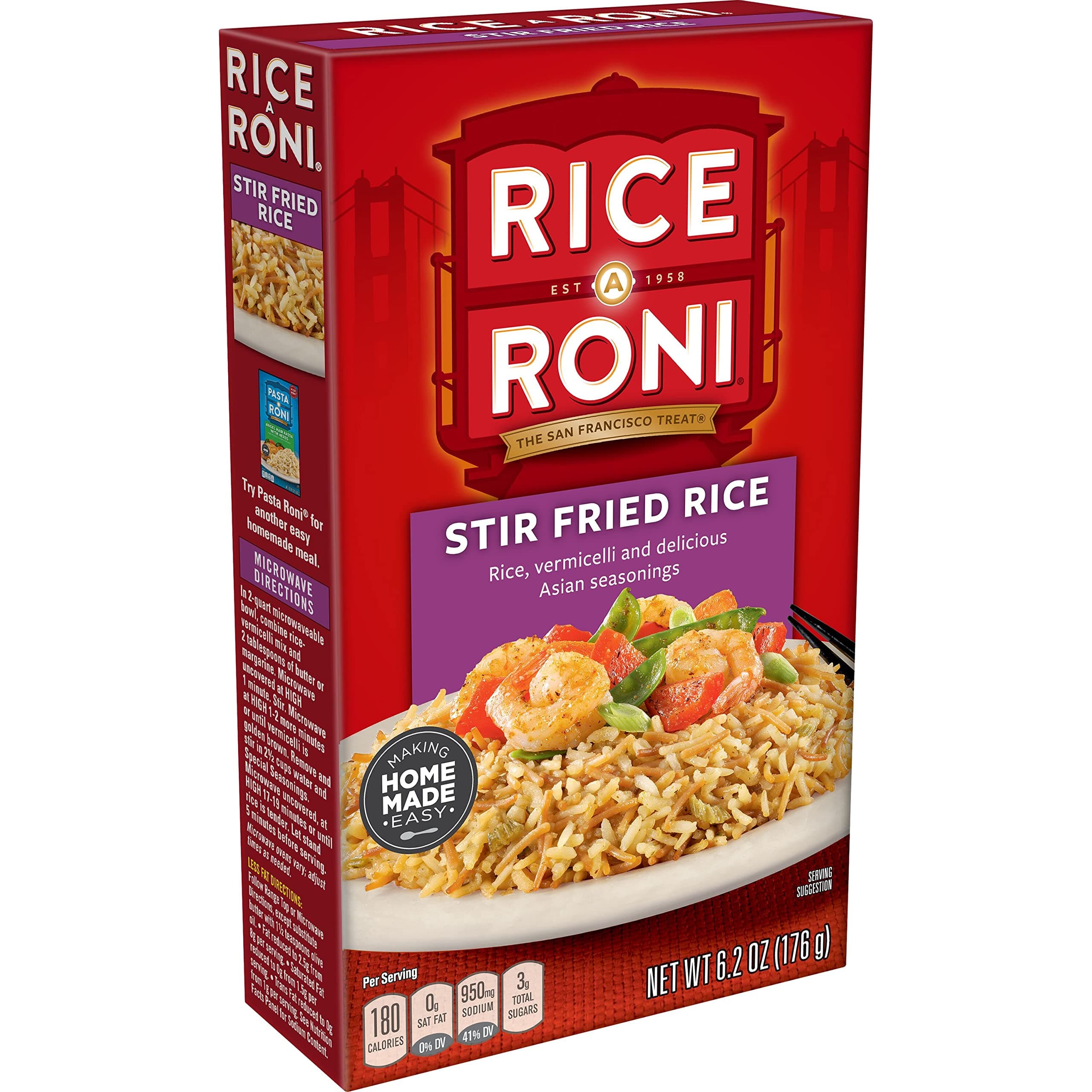 Rice-A-Roni Fried Rice and Vermicelli Mix, (Packaging May Vary), 6.2 Oz