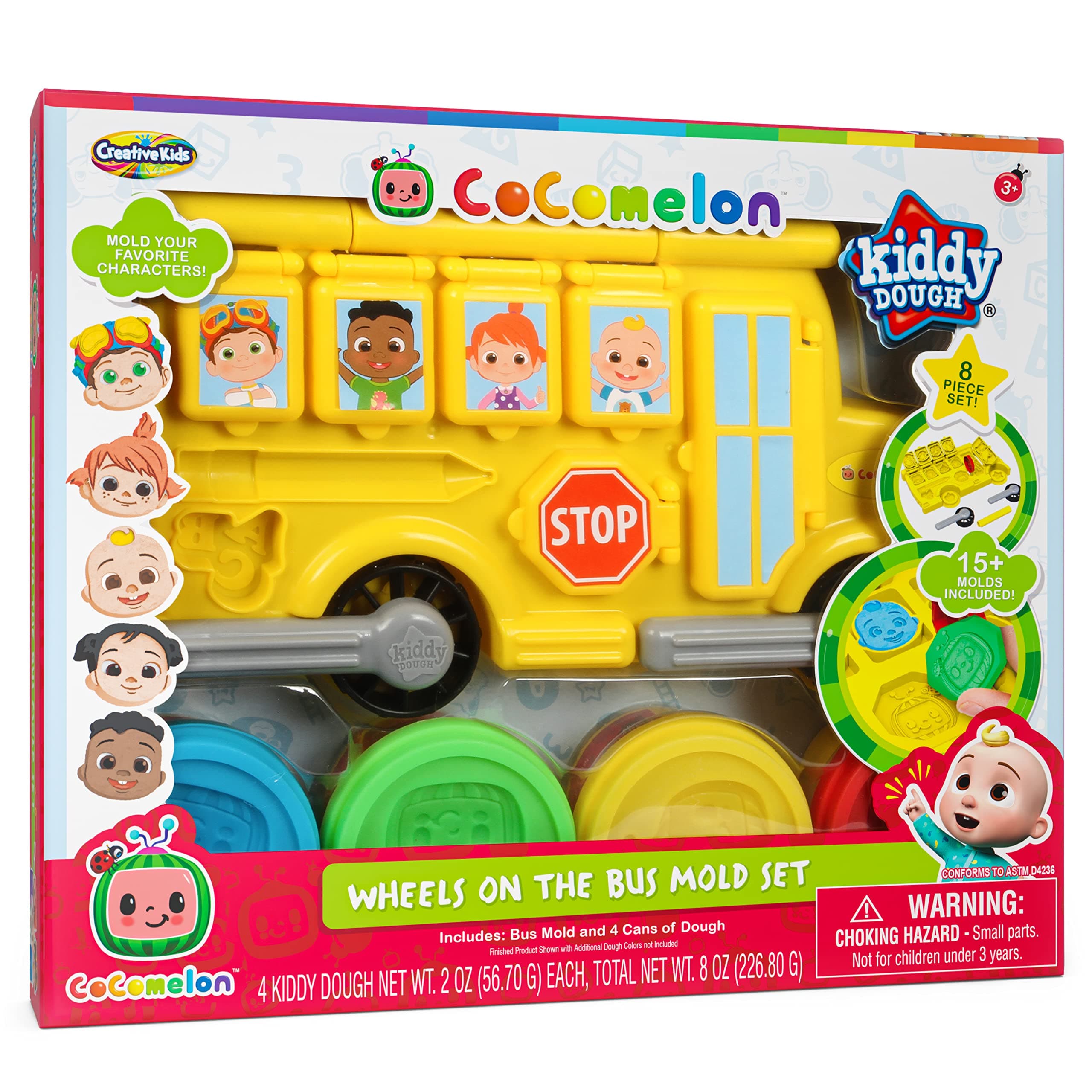 CoComelon Wheels On The Bus Dough Mold Activity Set
