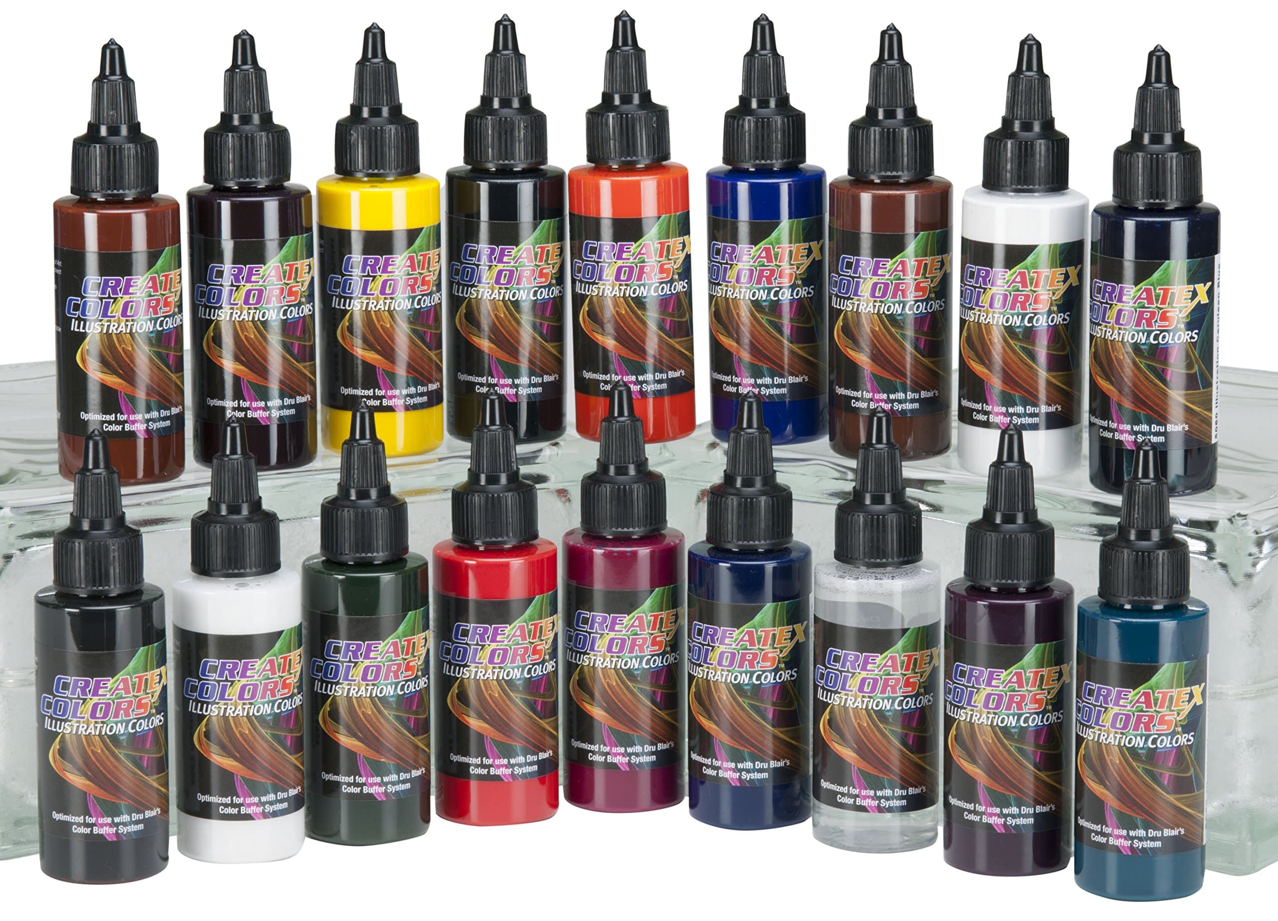 Colors Createx Illustration Color Wheel Set, 2oz.