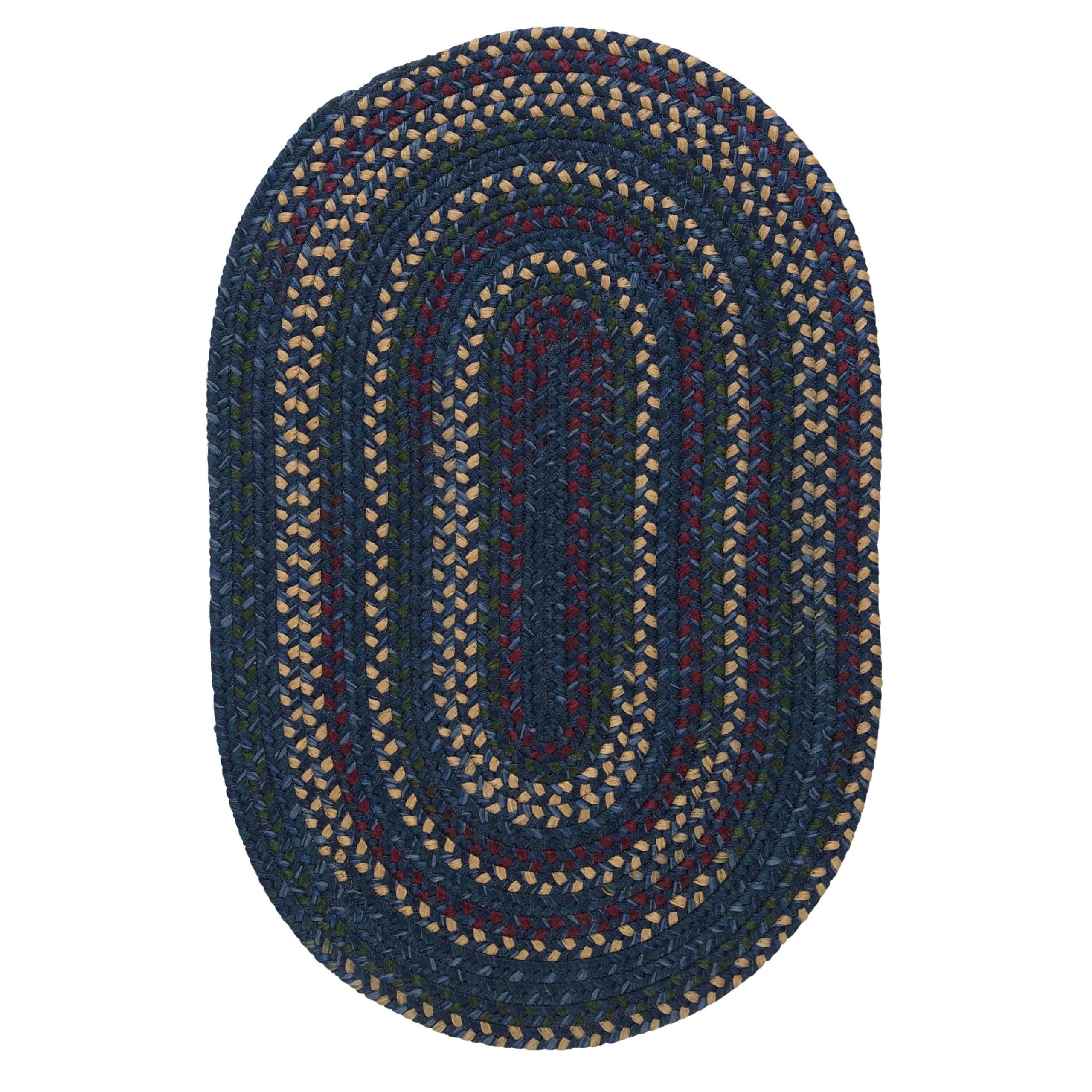 Midnight Rug, 4 by 6-Feet, Indigo
