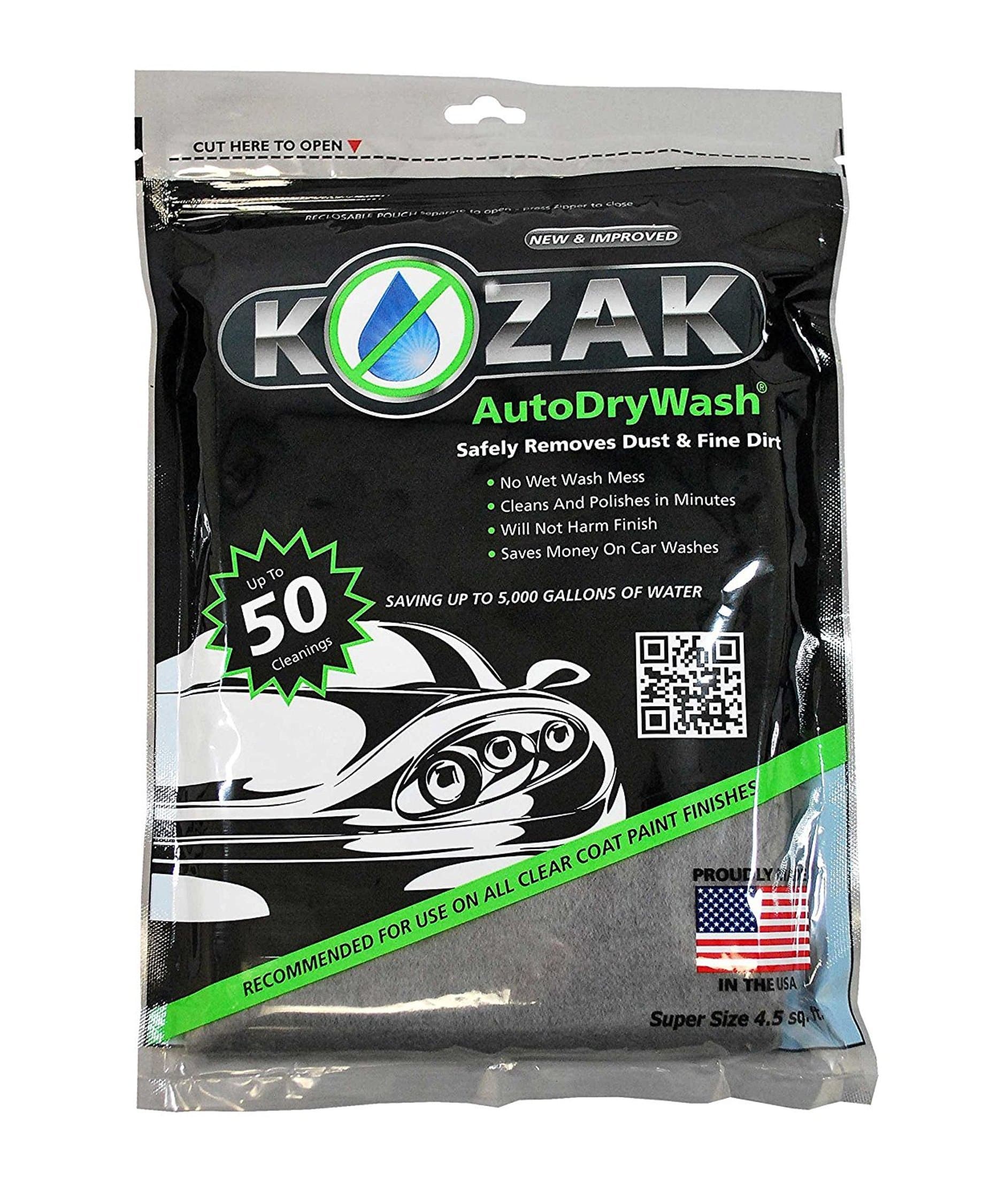 KozaK Auto DryWash 4.5 sq. ft. 3 Pack