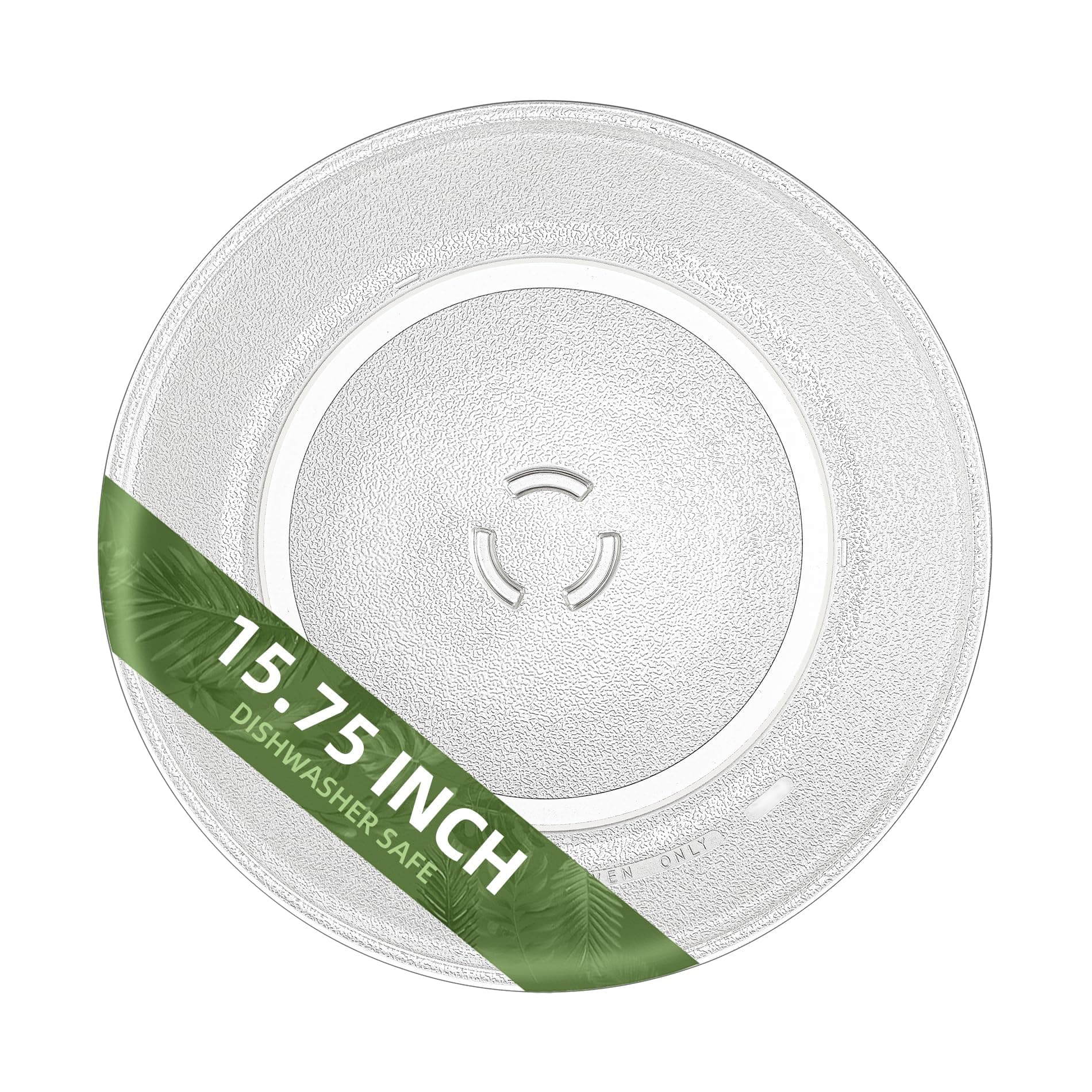 Gemroom 15.75" Microwave Turntable Plate Compatible with Kitchen Aid 461967721091 8205676 4375405, 15 3/4 inch Replacement Microwave Glass Plate for Whirlpool W11373838 W10832238 W11340343