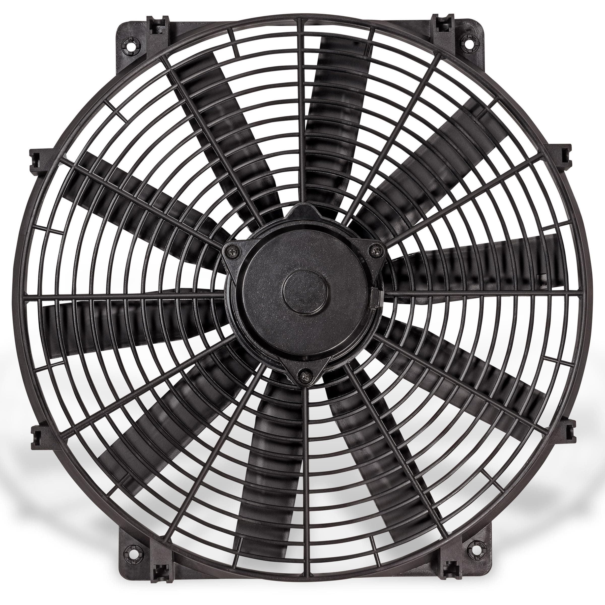 Trimline Black 24-Volt Reversible Electric Fan, Pusher-Puller Fan (11624), Car Accessories, 16 Inches