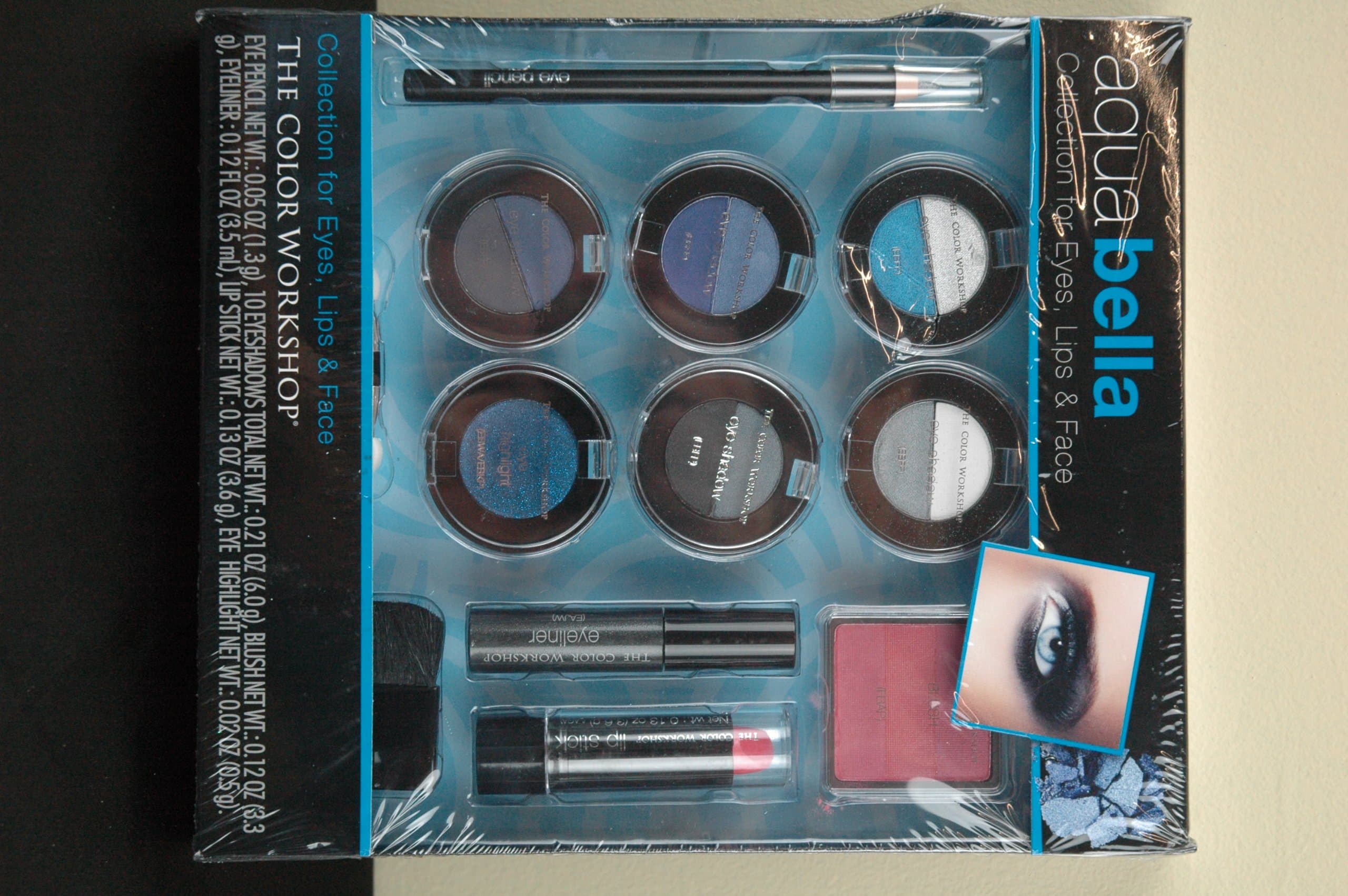 Aqua Bella Collection for Eyes, Lips, and Face