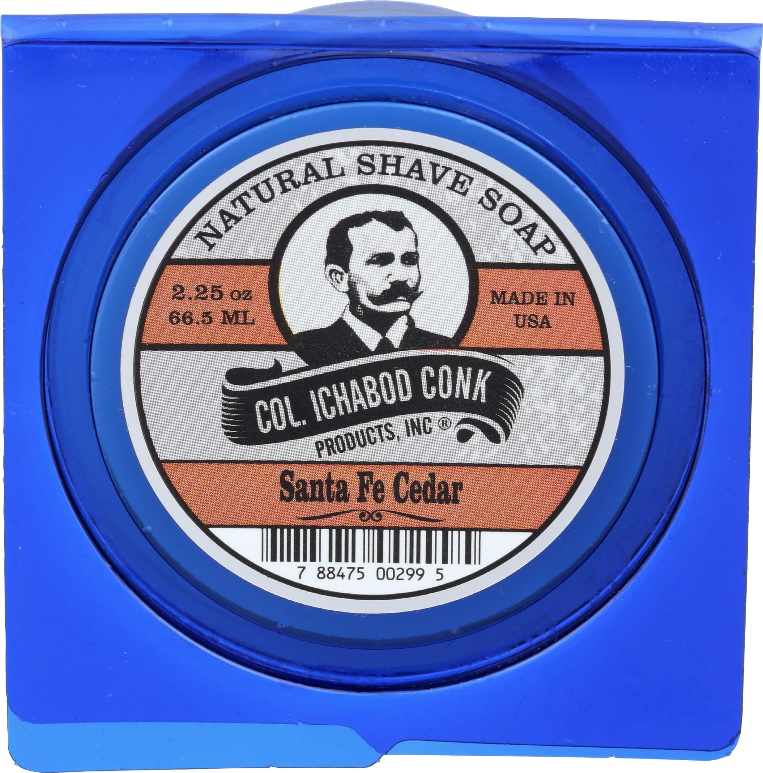 COLONEL CONK Shave Soap Santa Fe Cedar, 2.25 OZ