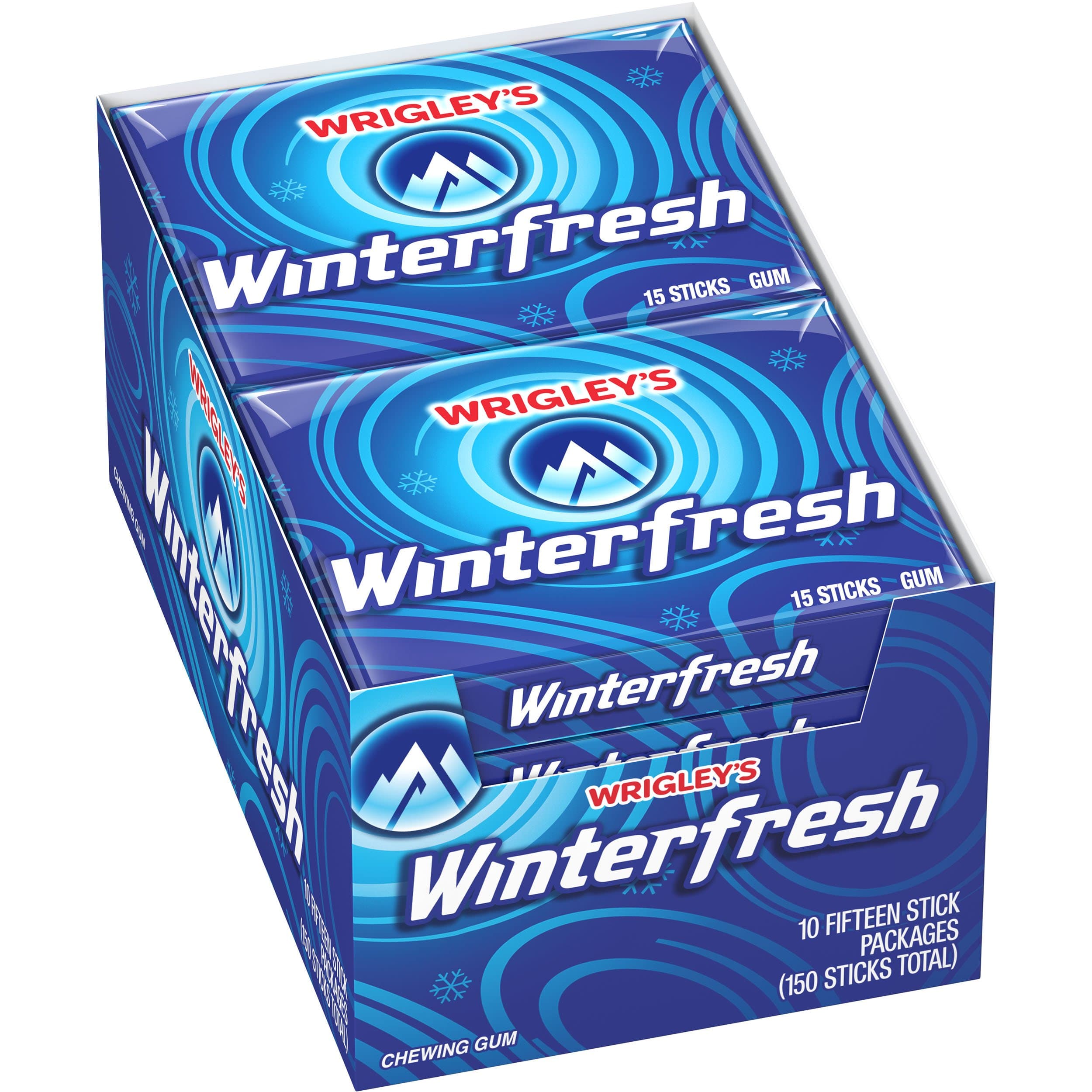 Winterfresh Wrigley's Gum 15-Stick Pack (10 packs)