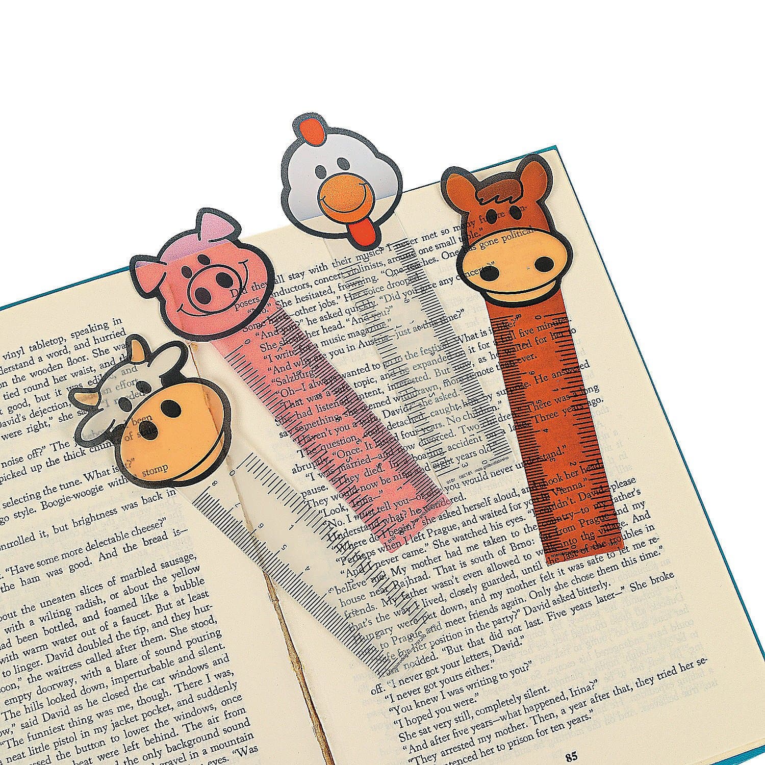 Oriental Trading 12/3777 Ruler Bookmarks, Multicolour