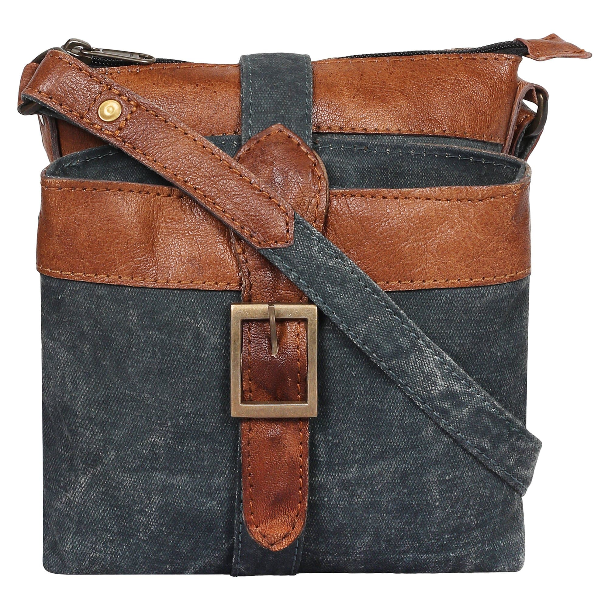 Mona B Intermix Crossbody Bag (One Size, Grey)