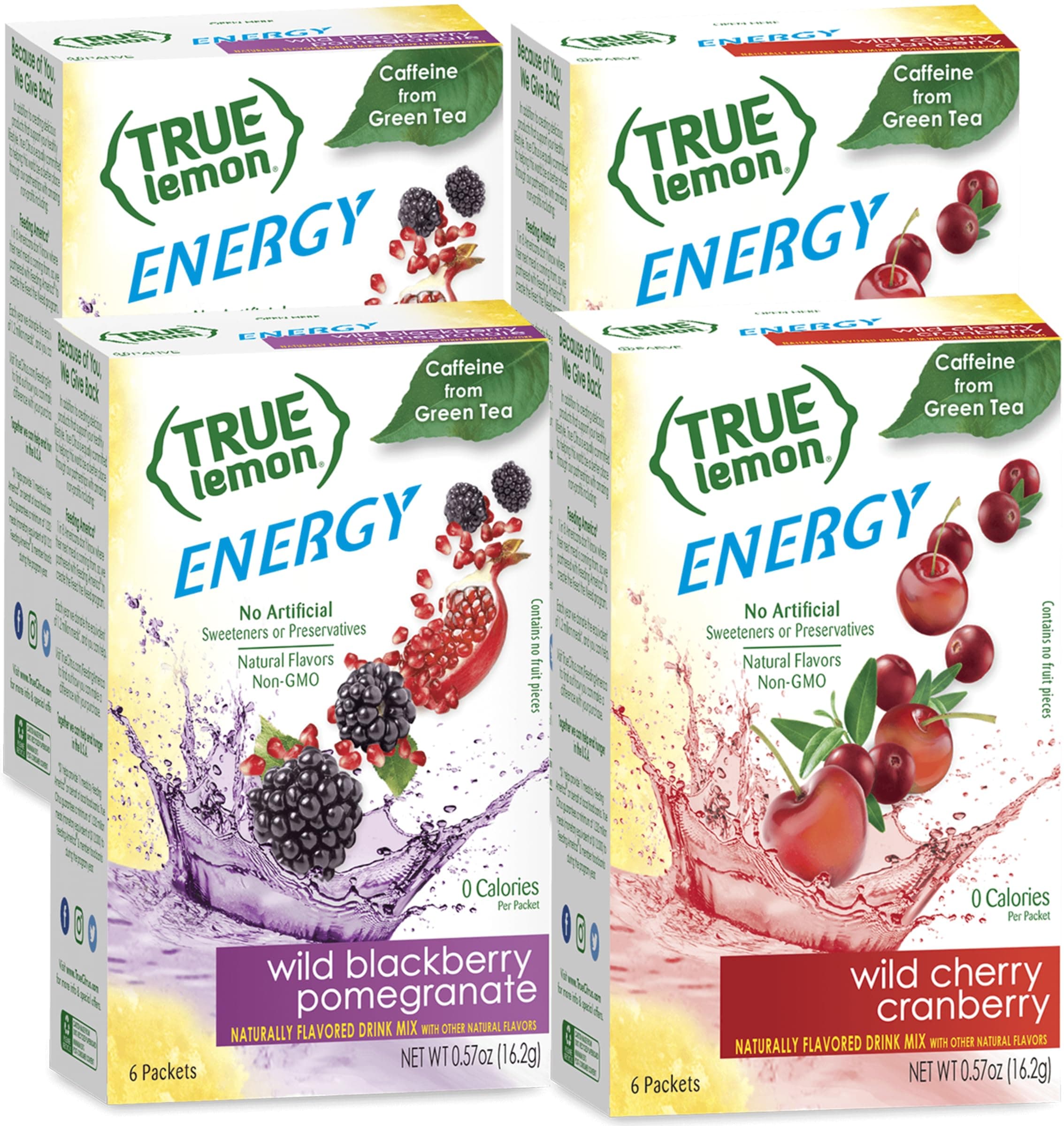 True Lemon Energy Variety Pack, 6 ct - 4 pack