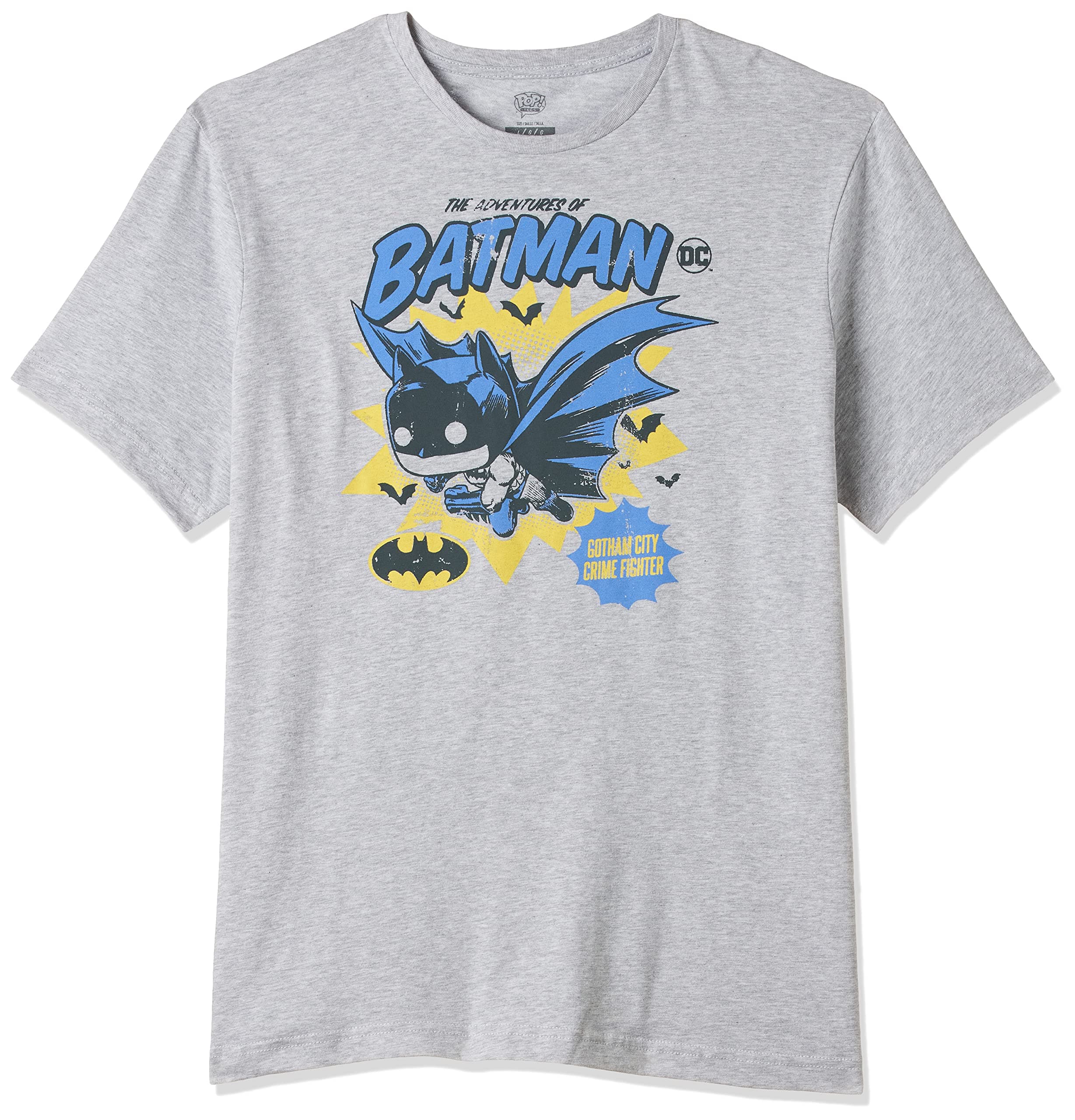 Funko pop tee! dc comics: batman comic burst (large) - 59674