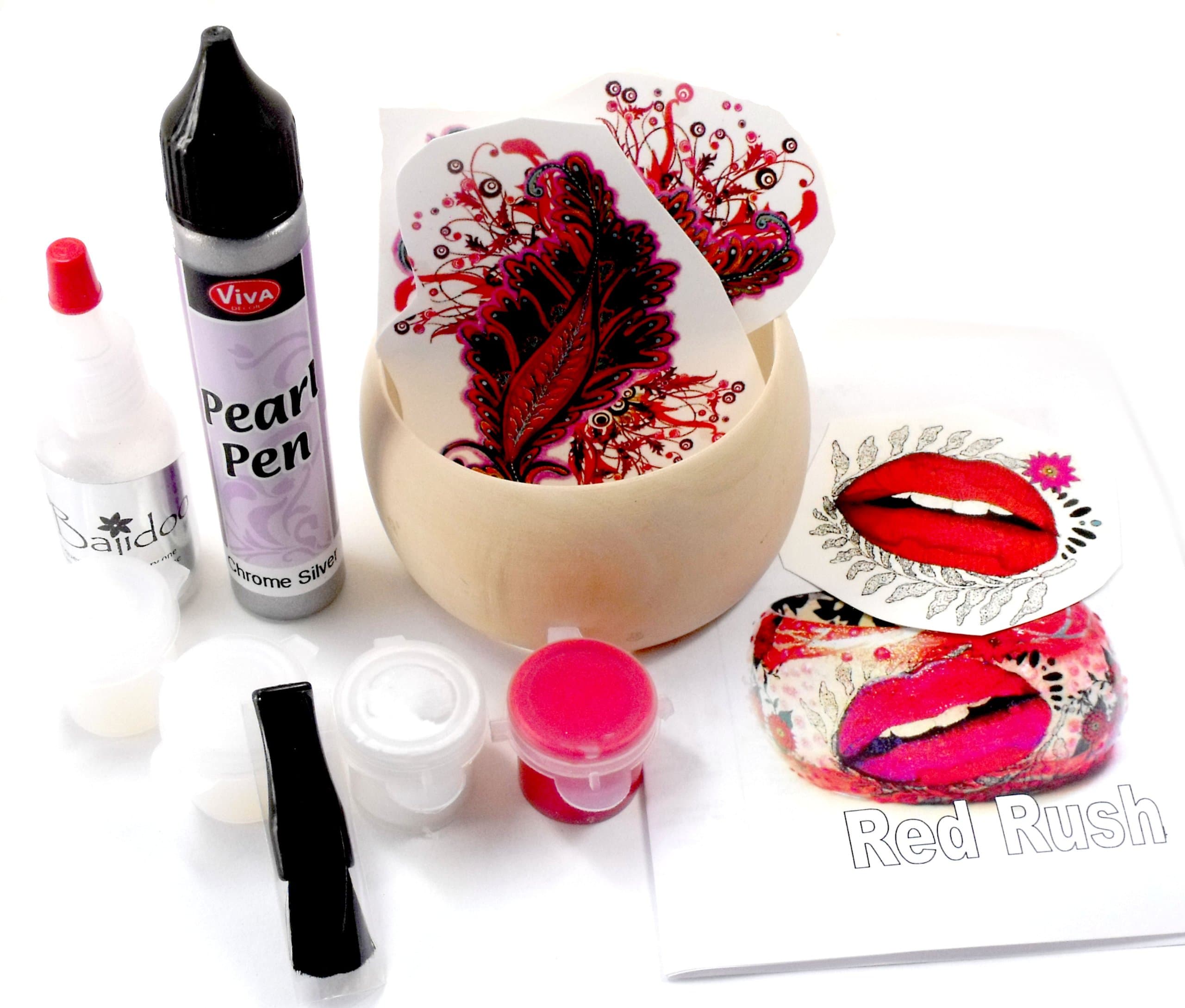 red Rush DIY Bangle kit