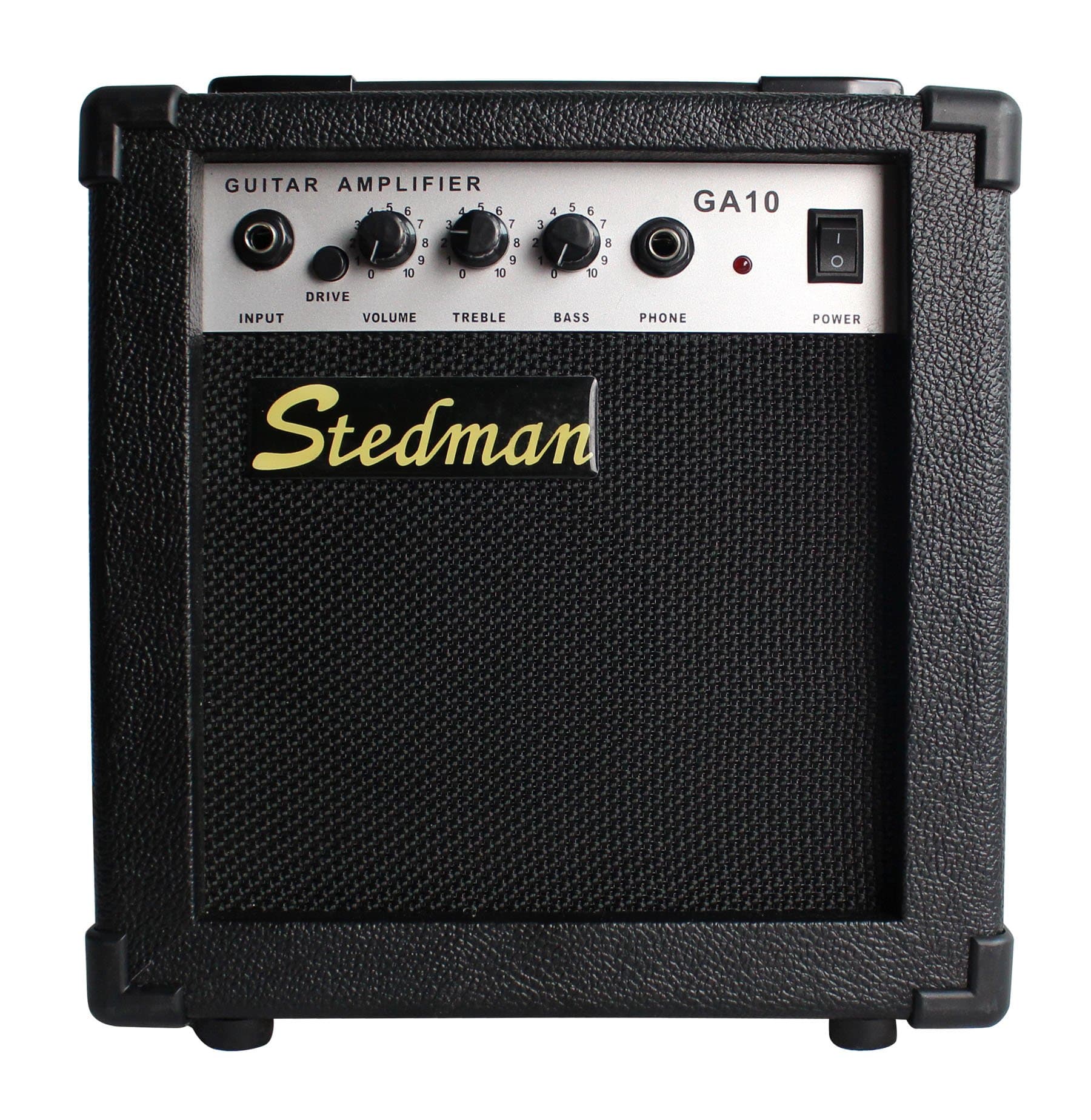 YMC10-Watt Electric Guitar Combo Amplifier with Boost Switch and 1/4" Headphone Out, Starter Amp -Black