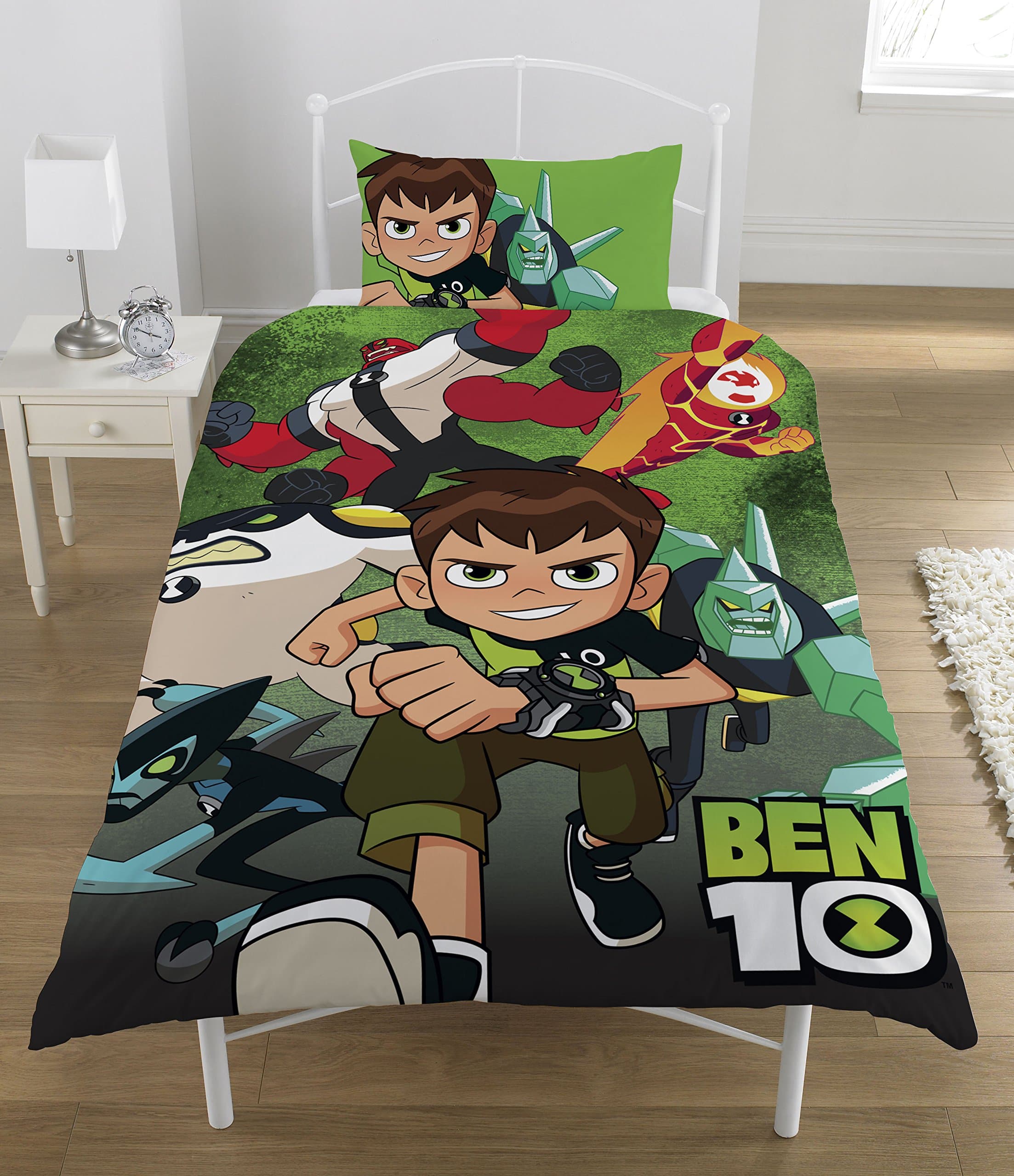 Ben 10 Single Duvet Set, Polyester-Cotton