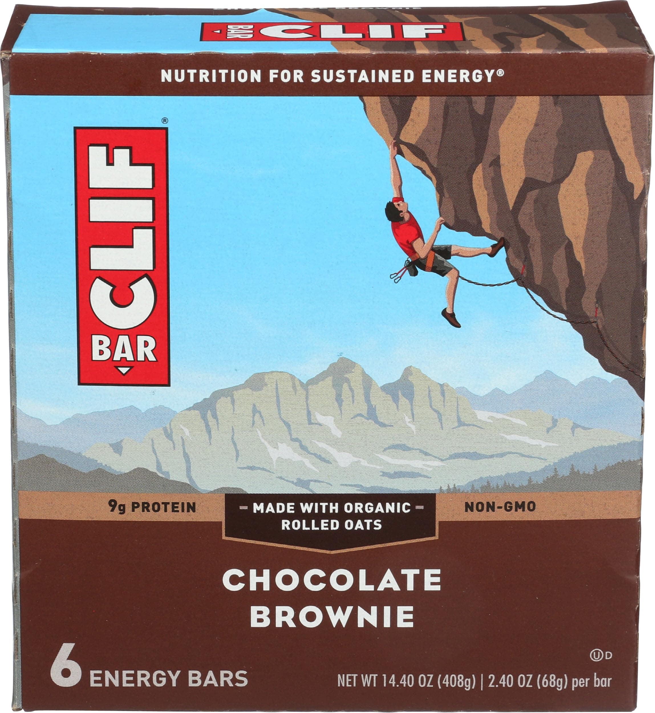 Energy Chocolate Brownie Bar, 6 Count