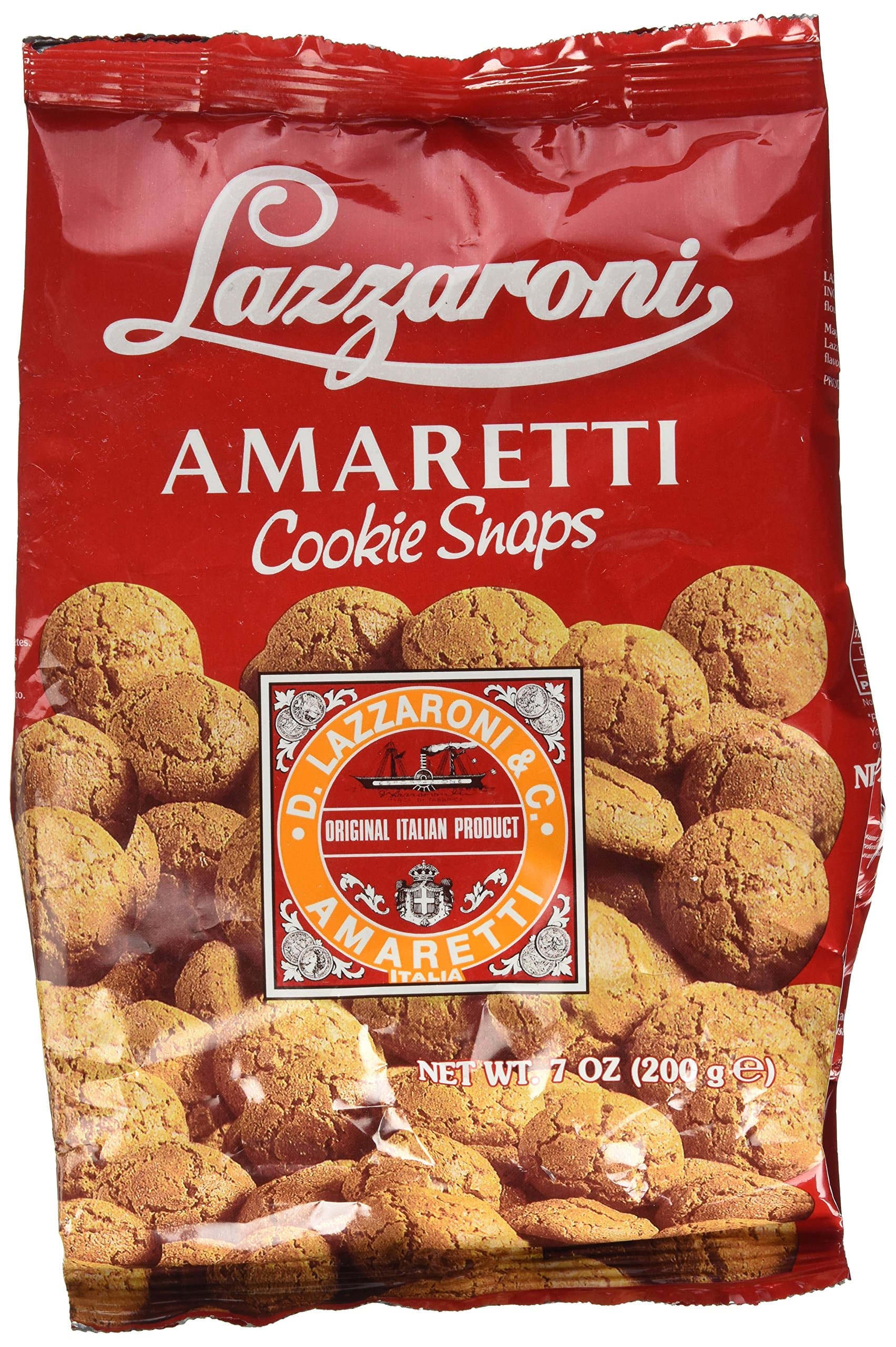 Lazzaroni Amaretti Cookie Snaps by (7 Ounce)
