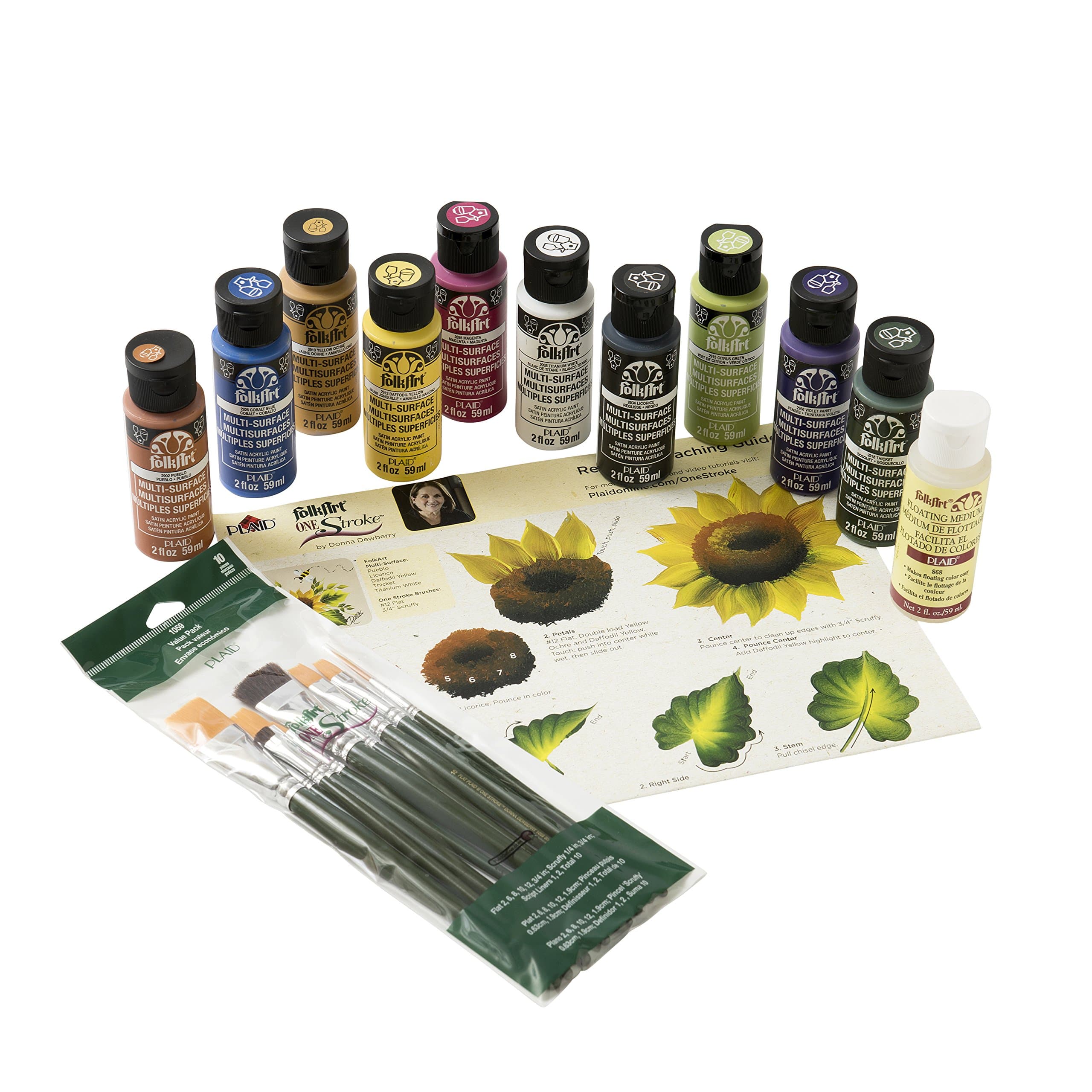 FolkArt One Stroke Beginner Kit by Donna Dewberry