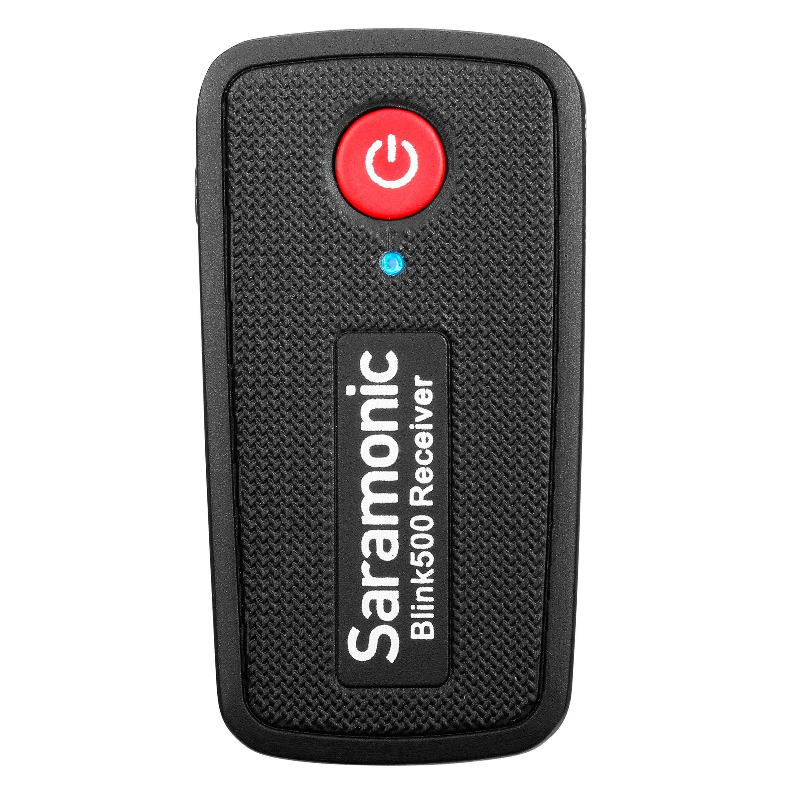 2.4 GHz Camera-Mountable Wireless Mic Dual-Receiver for Cameras & Mobile w/TRS & TRRS (Blink 500 RX), Black (BLINK500RX)