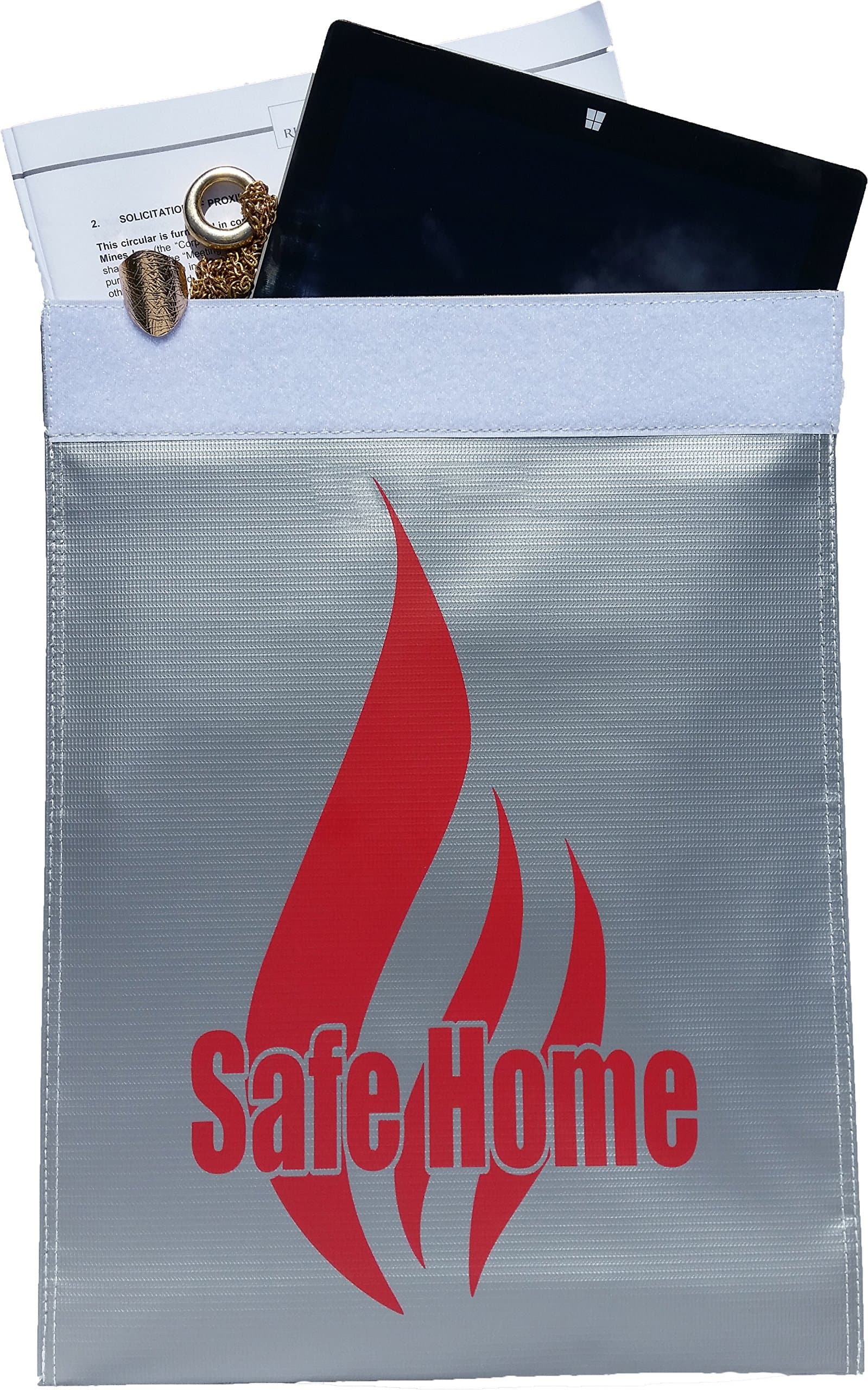 Fireproof Safe Bag – These Fireproof Safes for Home Or Fireproof Document Bags Function as a Fire Proof Safe, Fireproof Lock Box, Fire Safe, Jewelry Safe, or Document Holder. Fireproof Waterproof Safe
