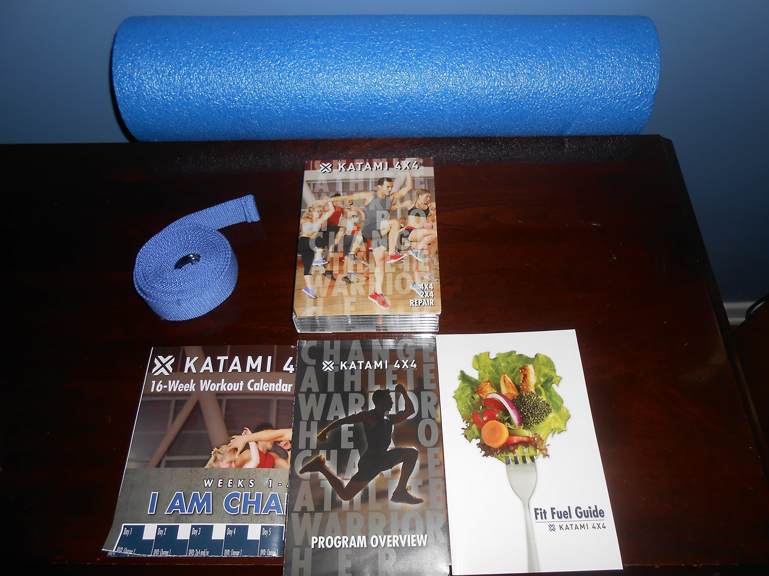 Paul Katami 4X4 System - 10 DVDs, Stretch Rope & Foam Roller