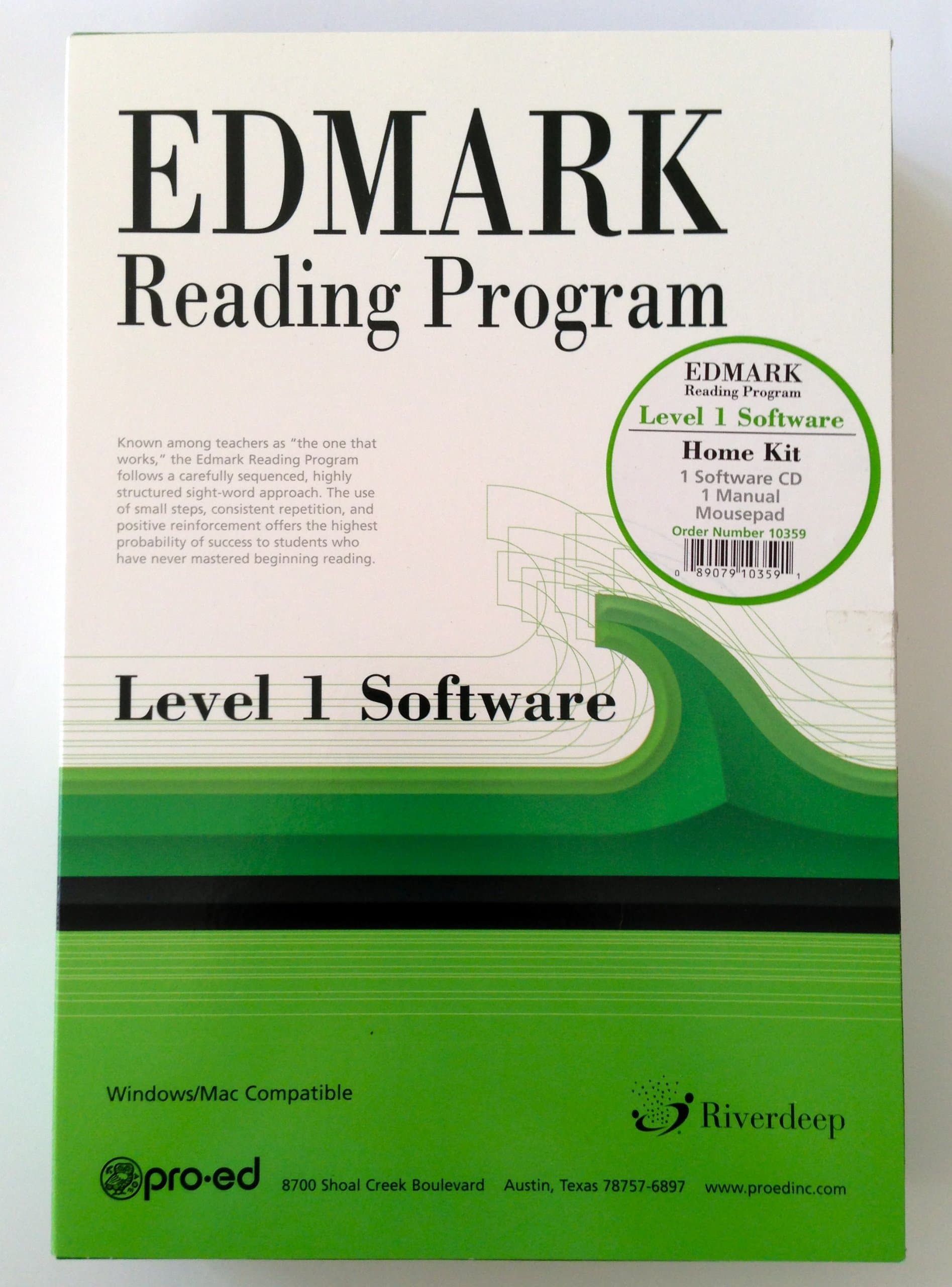 Edmark Reading Program Software Level 1 Home Edition (Complete package)