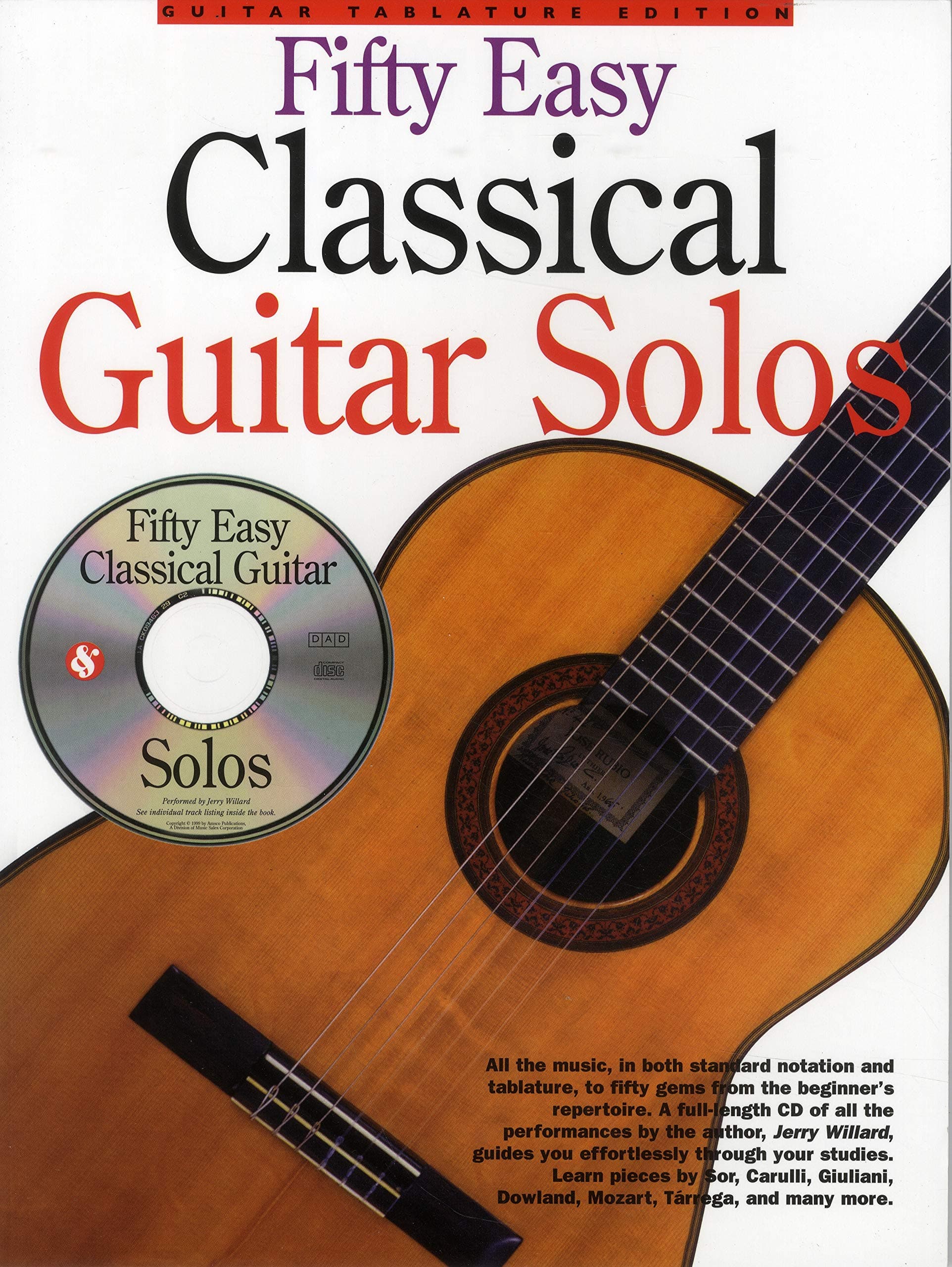50 Easy Classical Guitar Solos Paperback – December 1, 1998