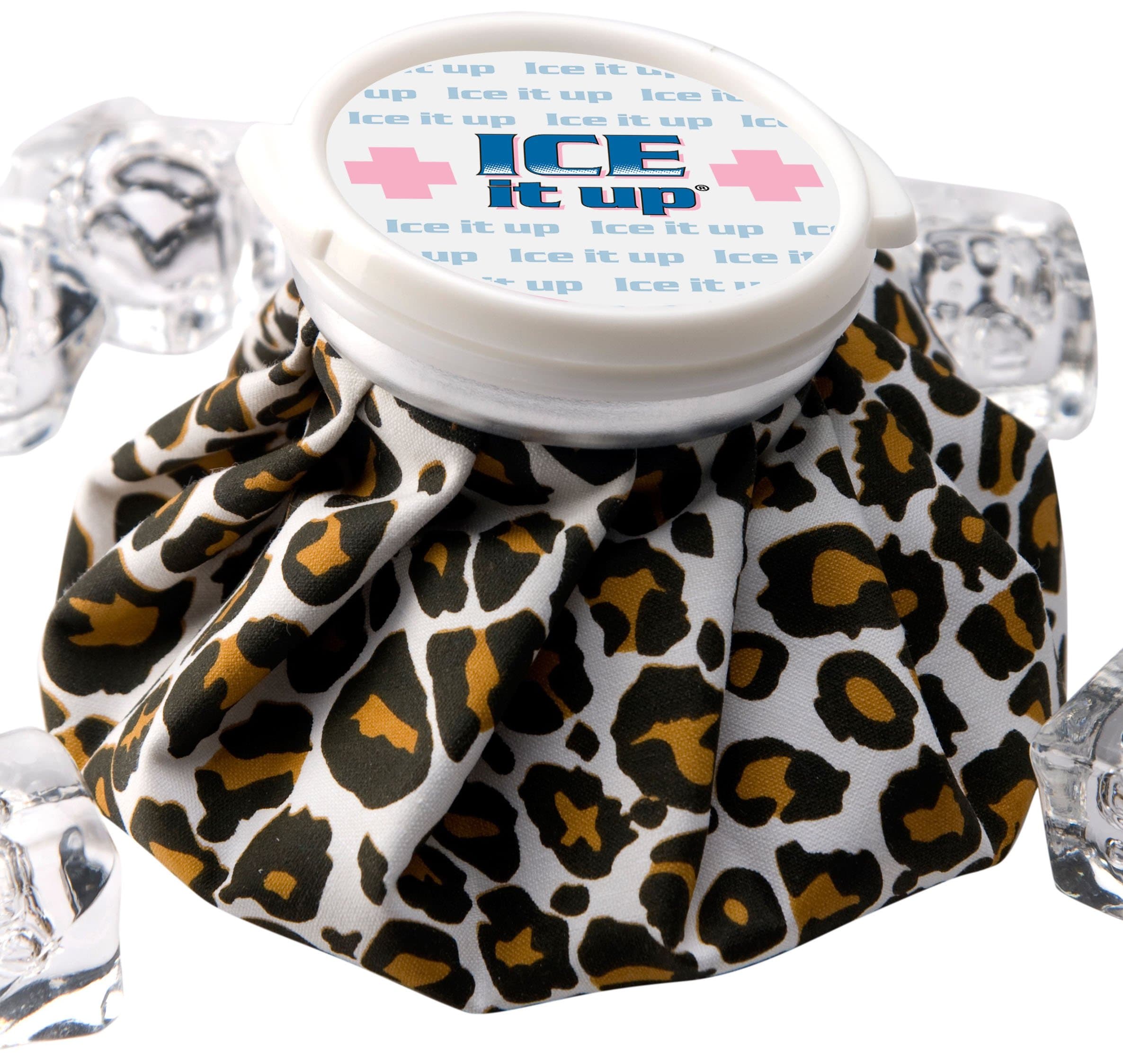 Ice Aid Vintage Style Ice Bag, Leopard