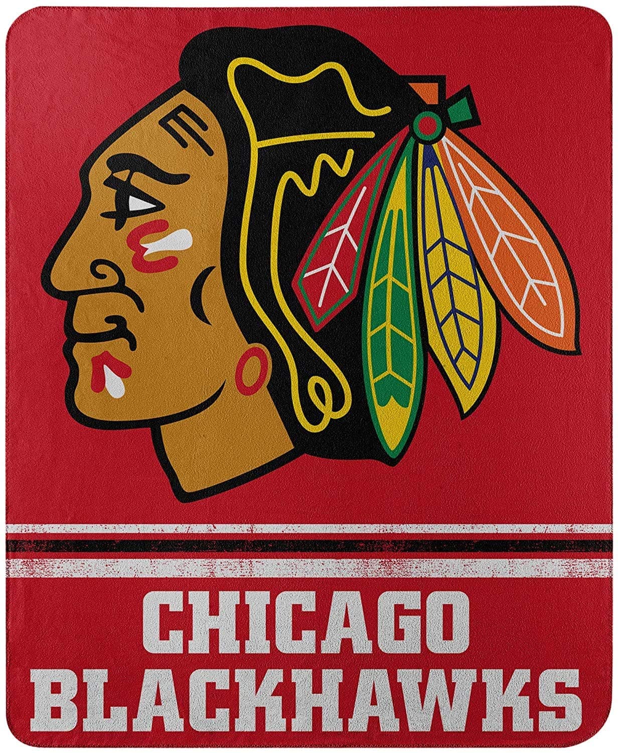 Chicago Blackhawks Fleece Throw Blanket
