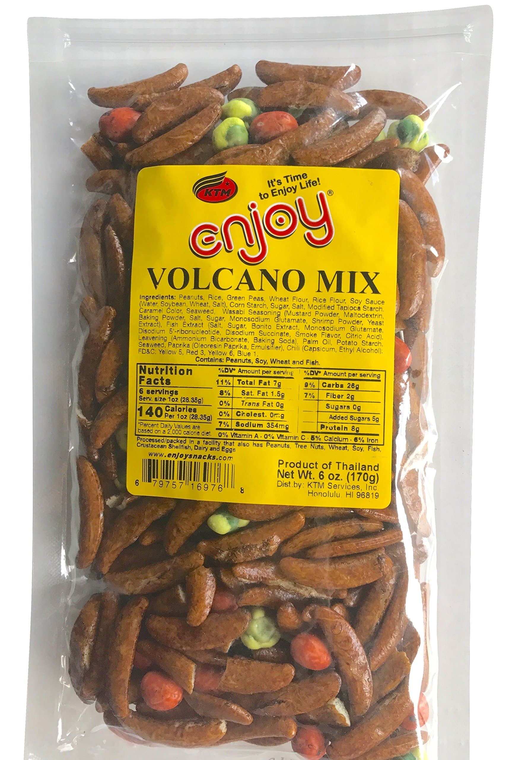 Enjoy Hawaii Wasabi Volcano Rice Cracker Mix
