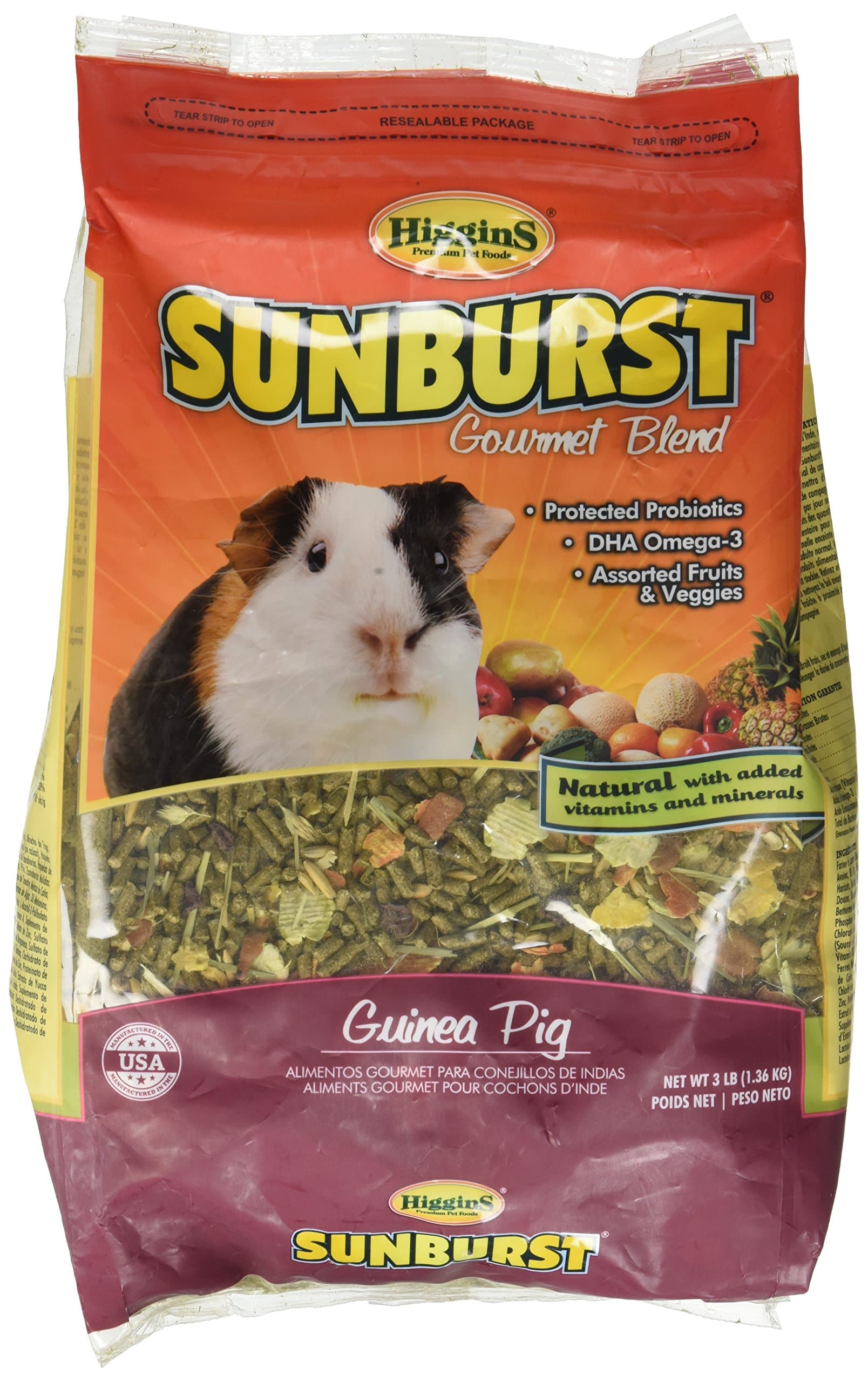 Higgins Sunburst Guinea Pig 3Lbs