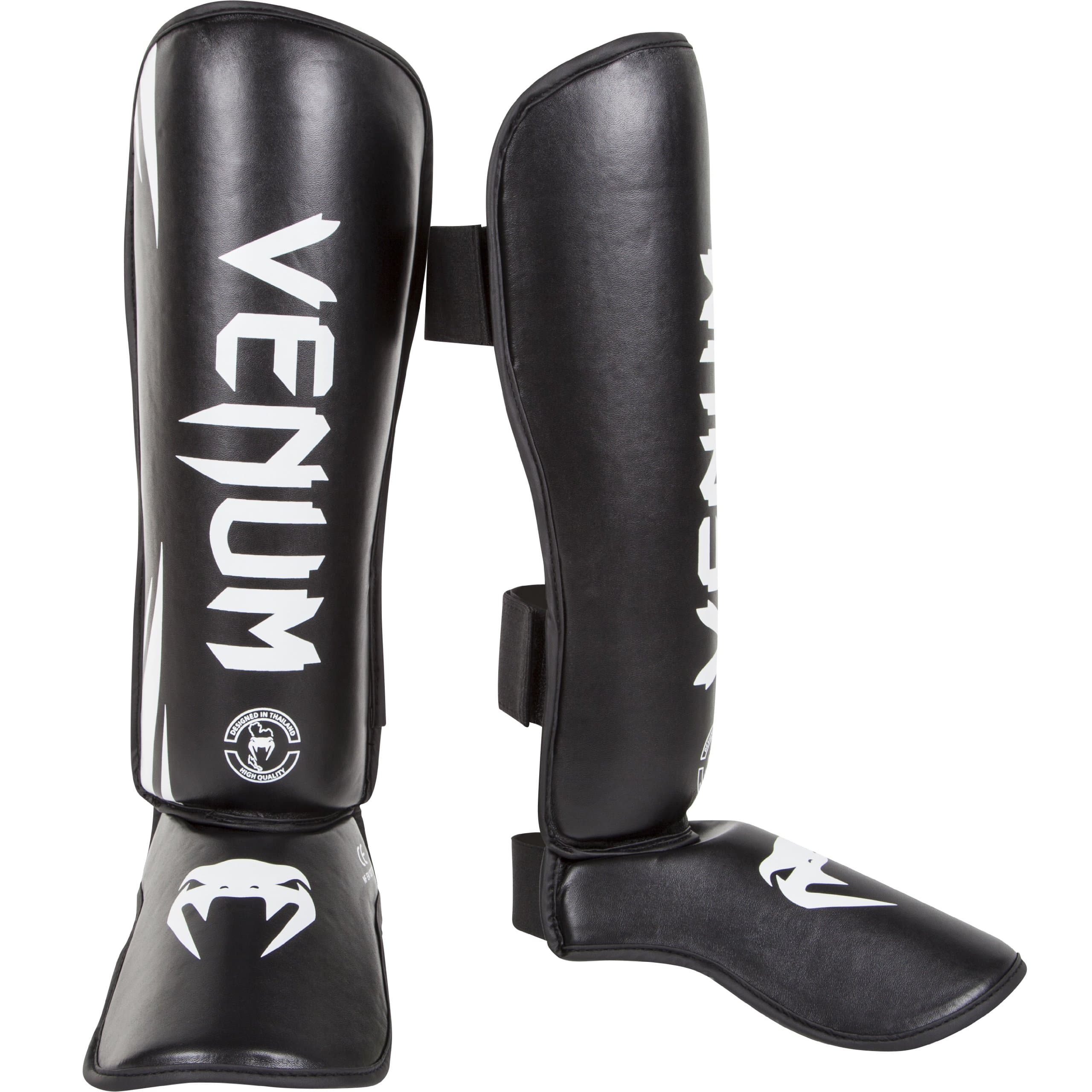 Venum Challenger Stand Up Shin Guards - Black - Medium