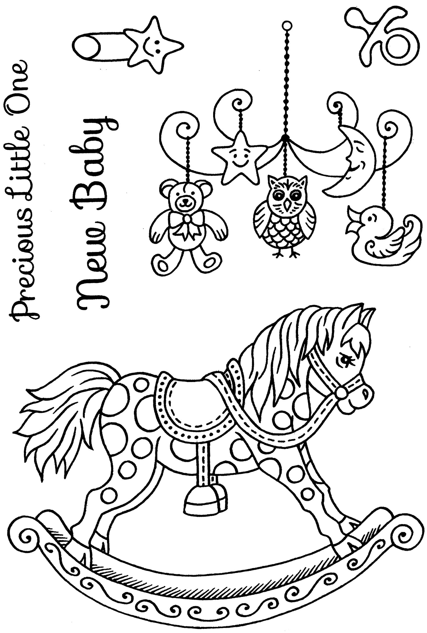 Sweet Dixie "Precious Little One" Clear Stamp