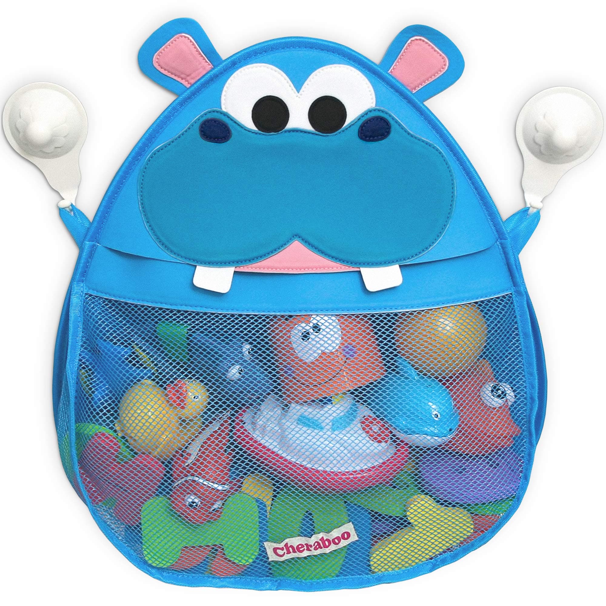 Hurley Hippo Bath Toy Organizer (Blue)