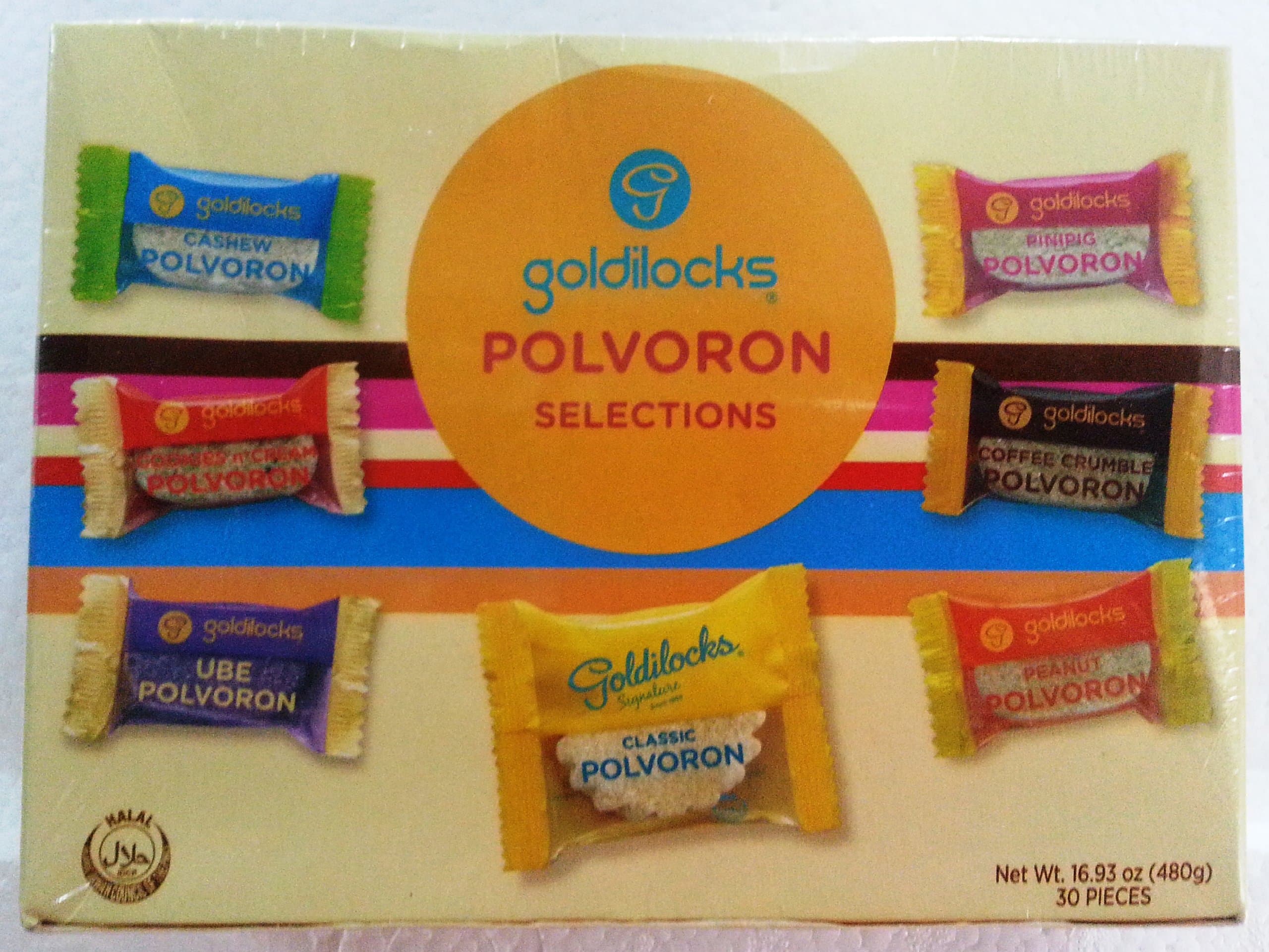 Goldilocks Polvoron - Assorted Flavors 30 Pcs/box