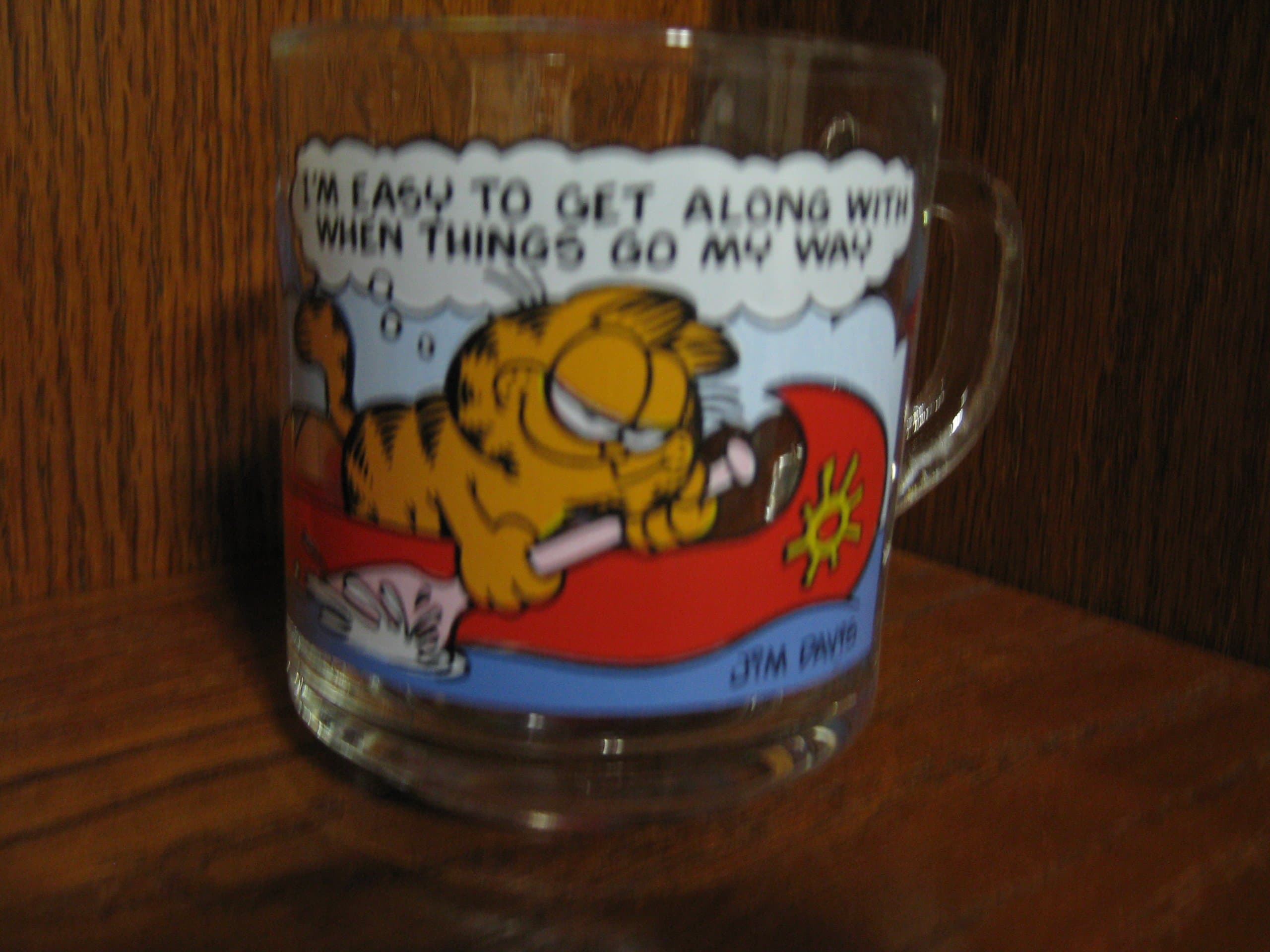 Garfield Coffee Mug "I'm Easy to Get Along With When Things Go My Way"